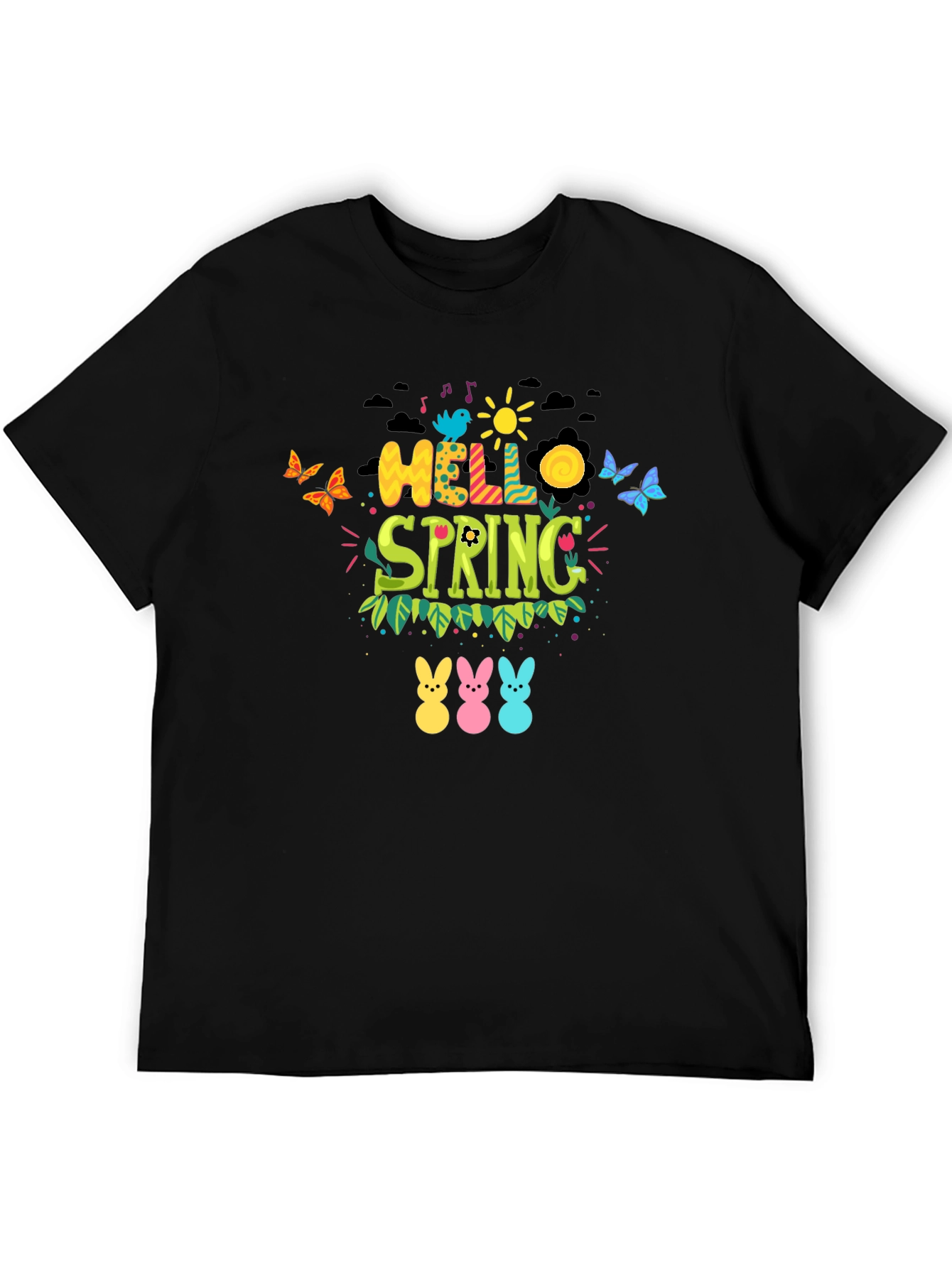 Hello Spring Graphic Tee - Easter Peeps
