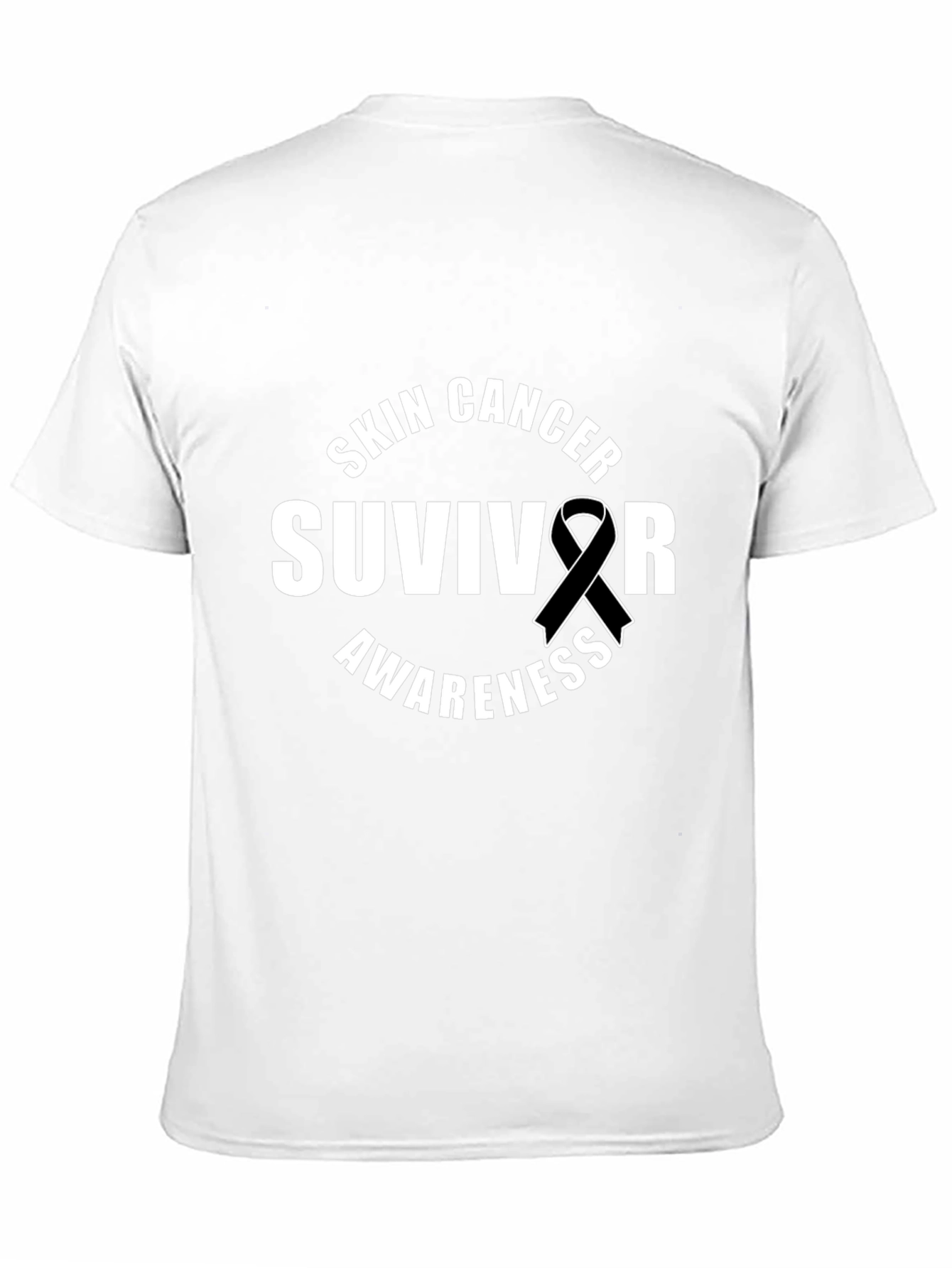 Skin Cancer Survivor Awareness Ribbon T-Shirt