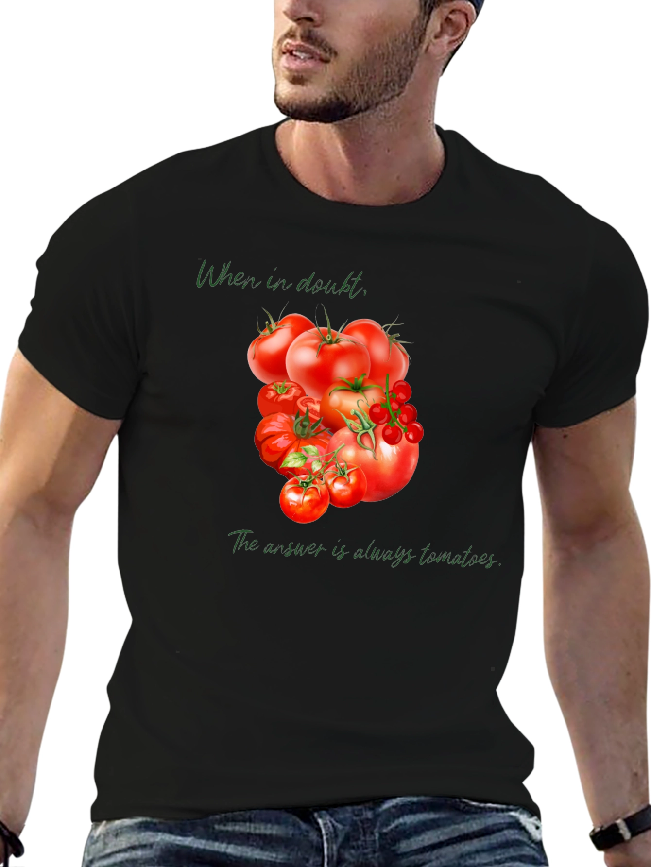 Tomato Lover Tee: When in Doubt...