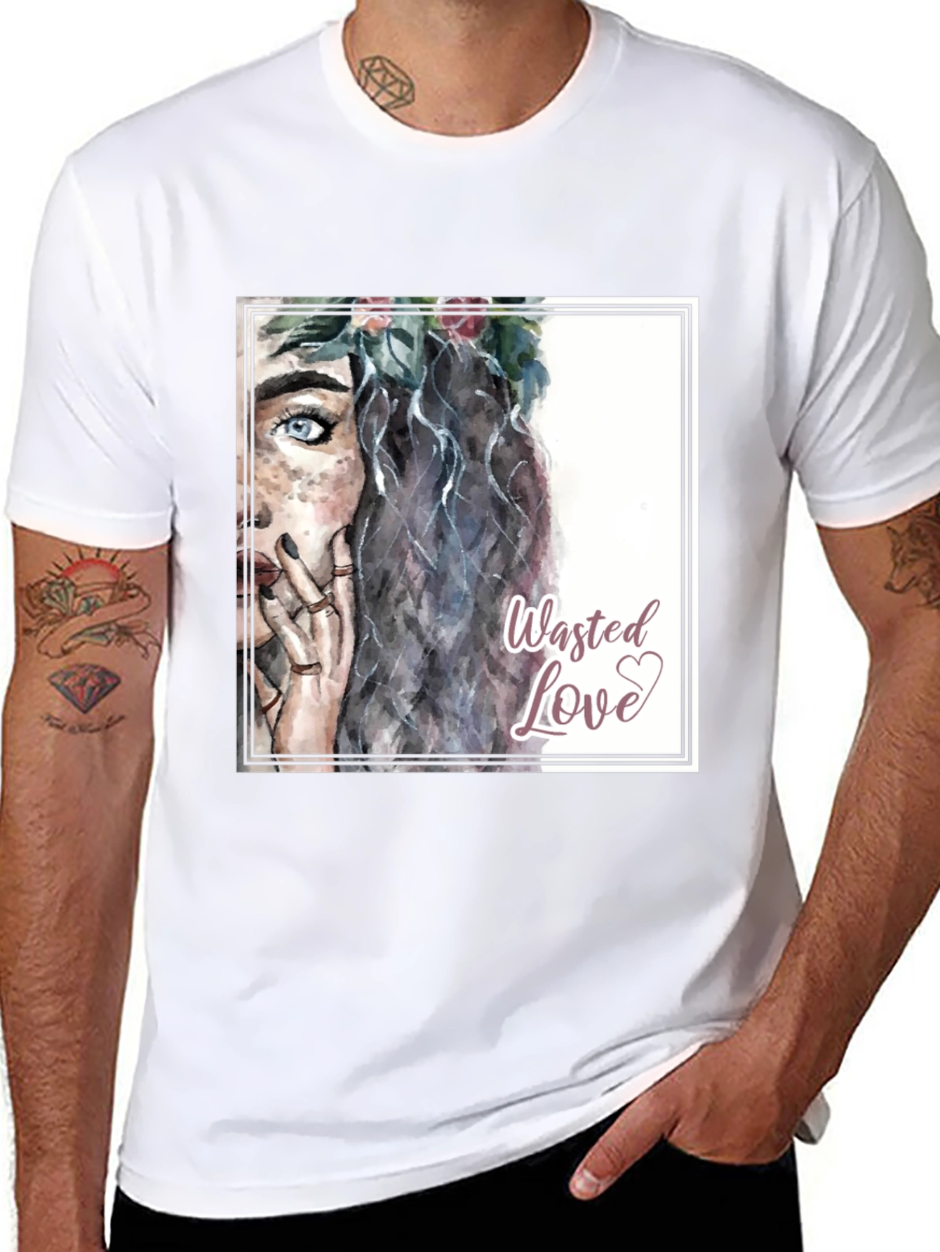 Wasted Love Graphic Tee - Stylish Unisex T-Shirt
