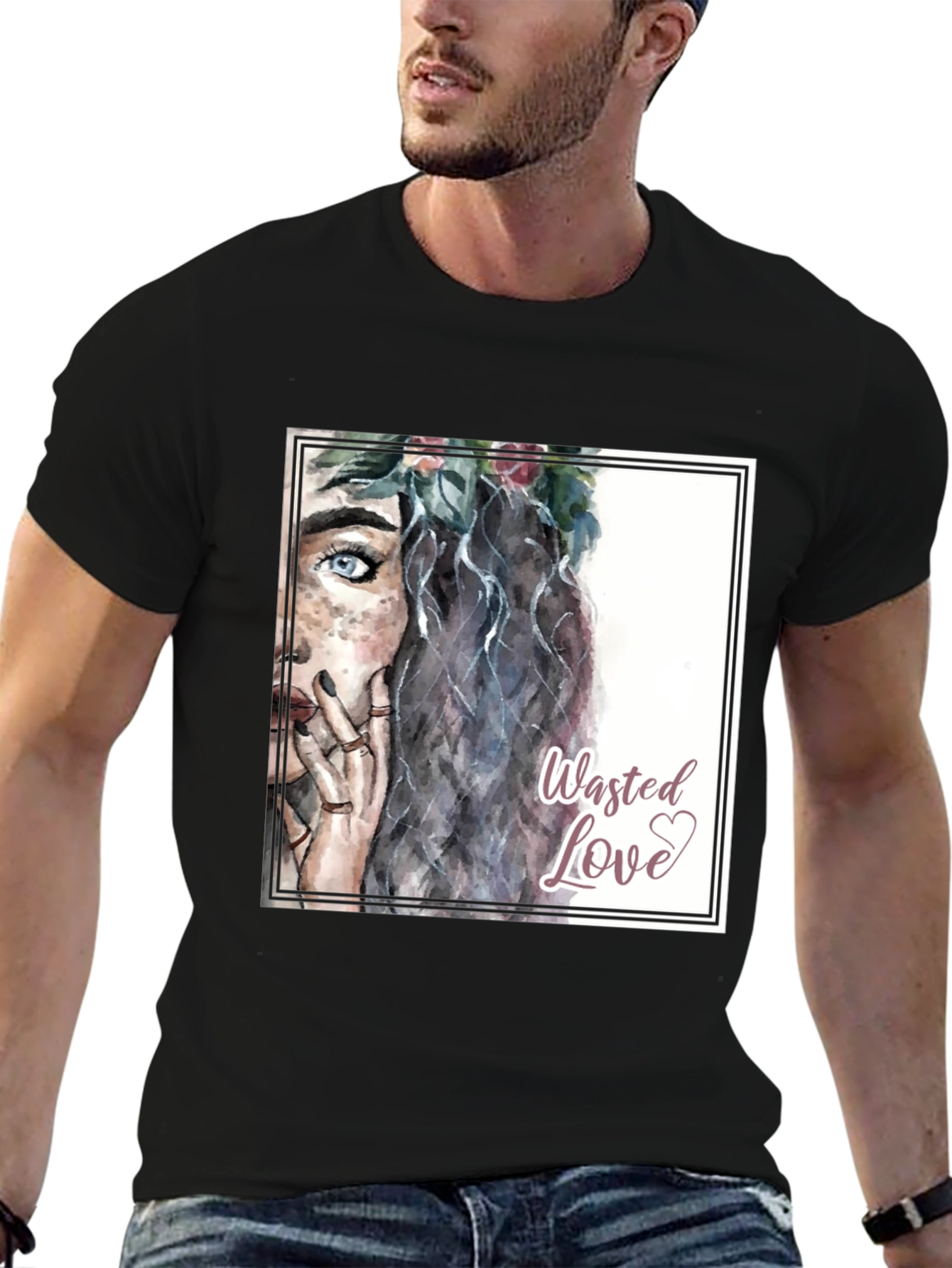 Wasted Love Graphic Tee - Stylish Unisex T-Shirt