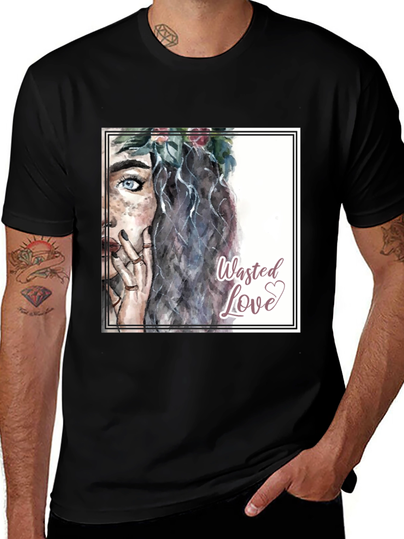 Wasted Love Graphic Tee - Stylish Unisex T-Shirt