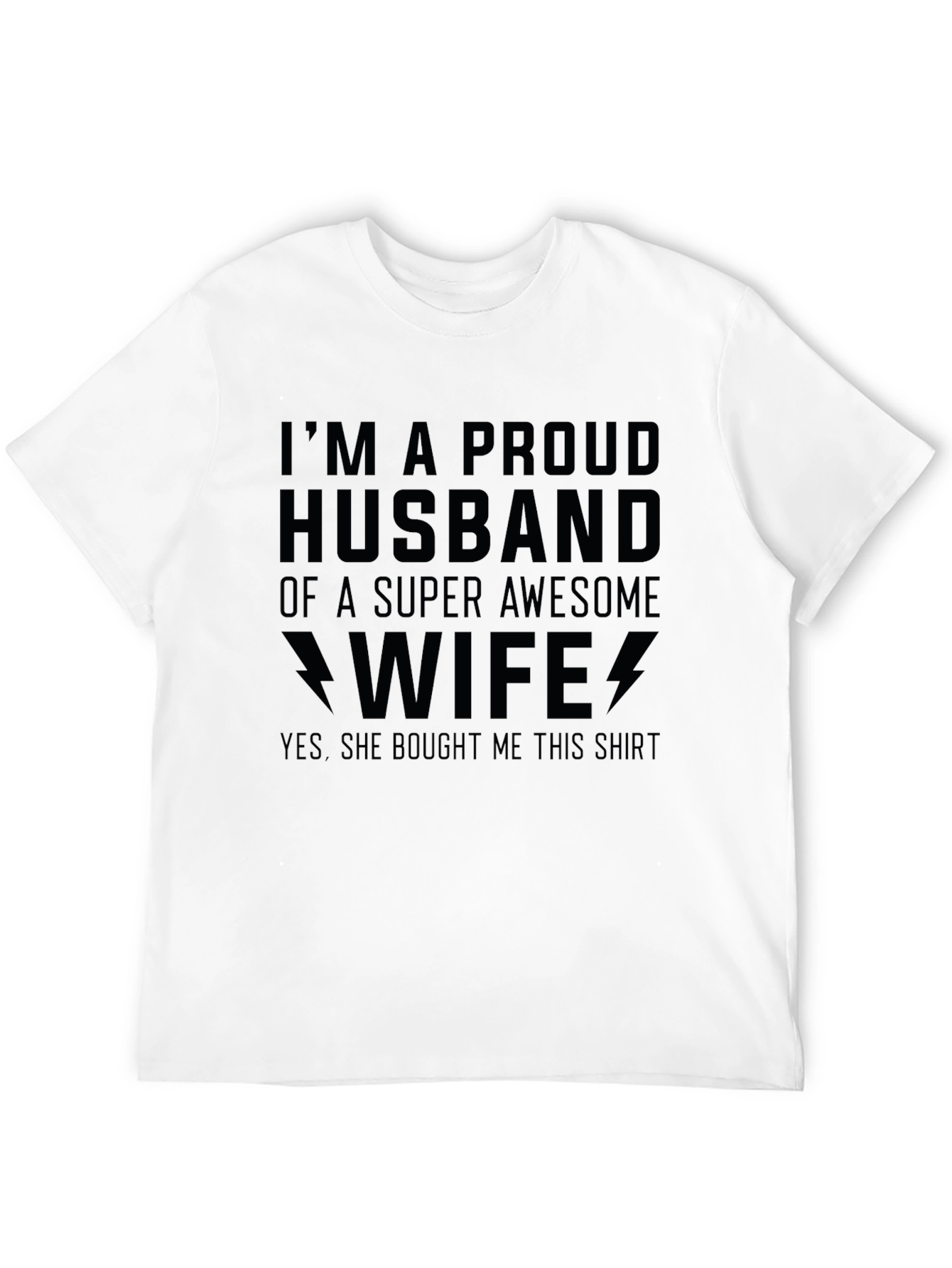 Proud Husband T-Shirt - Awesome Wife Gift