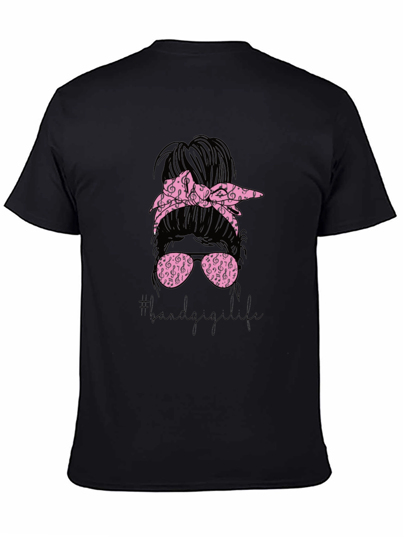 Band Gigi Life Messy Bun T-Shirt