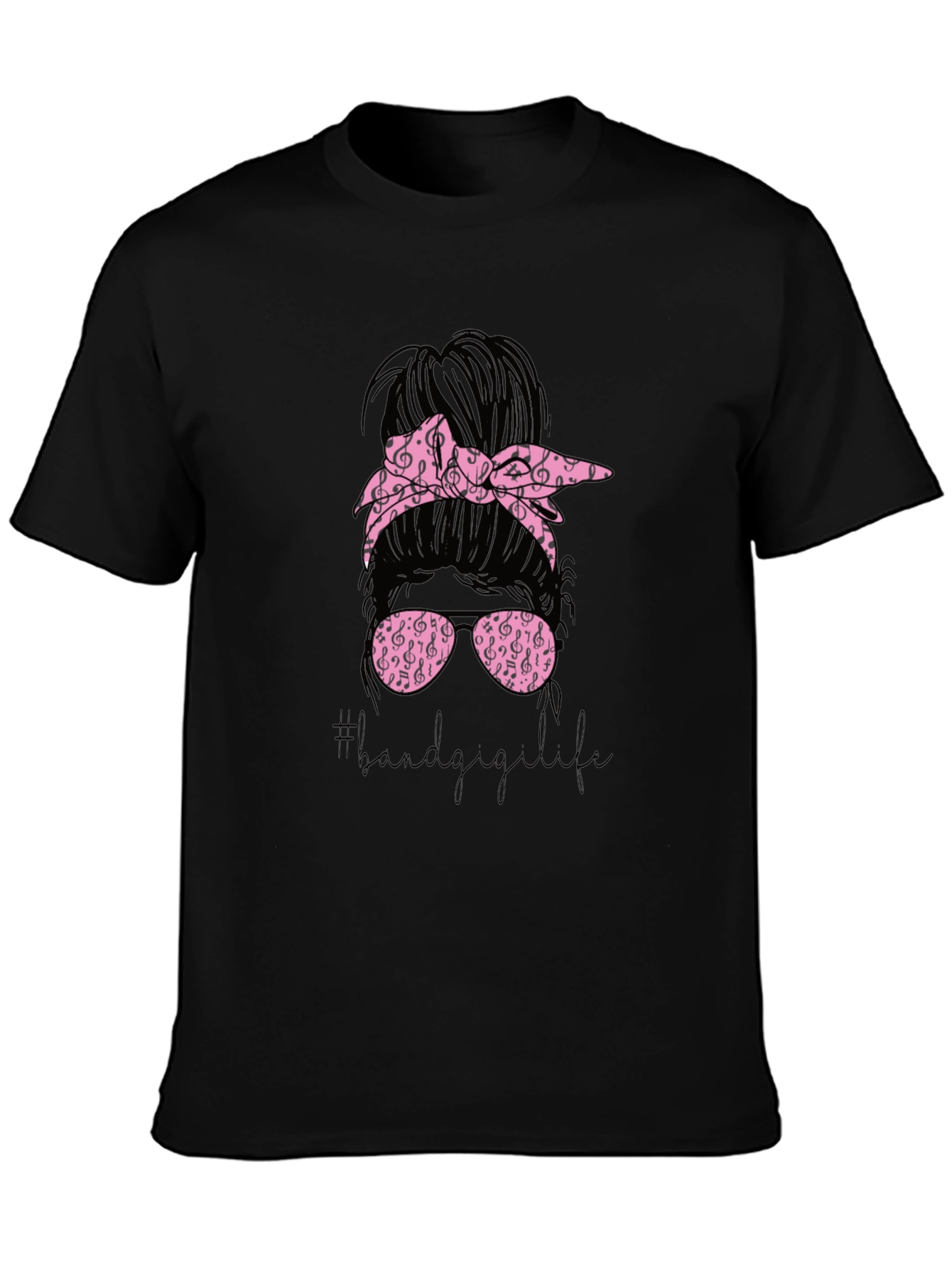 Band Gigi Life Messy Bun T-Shirt