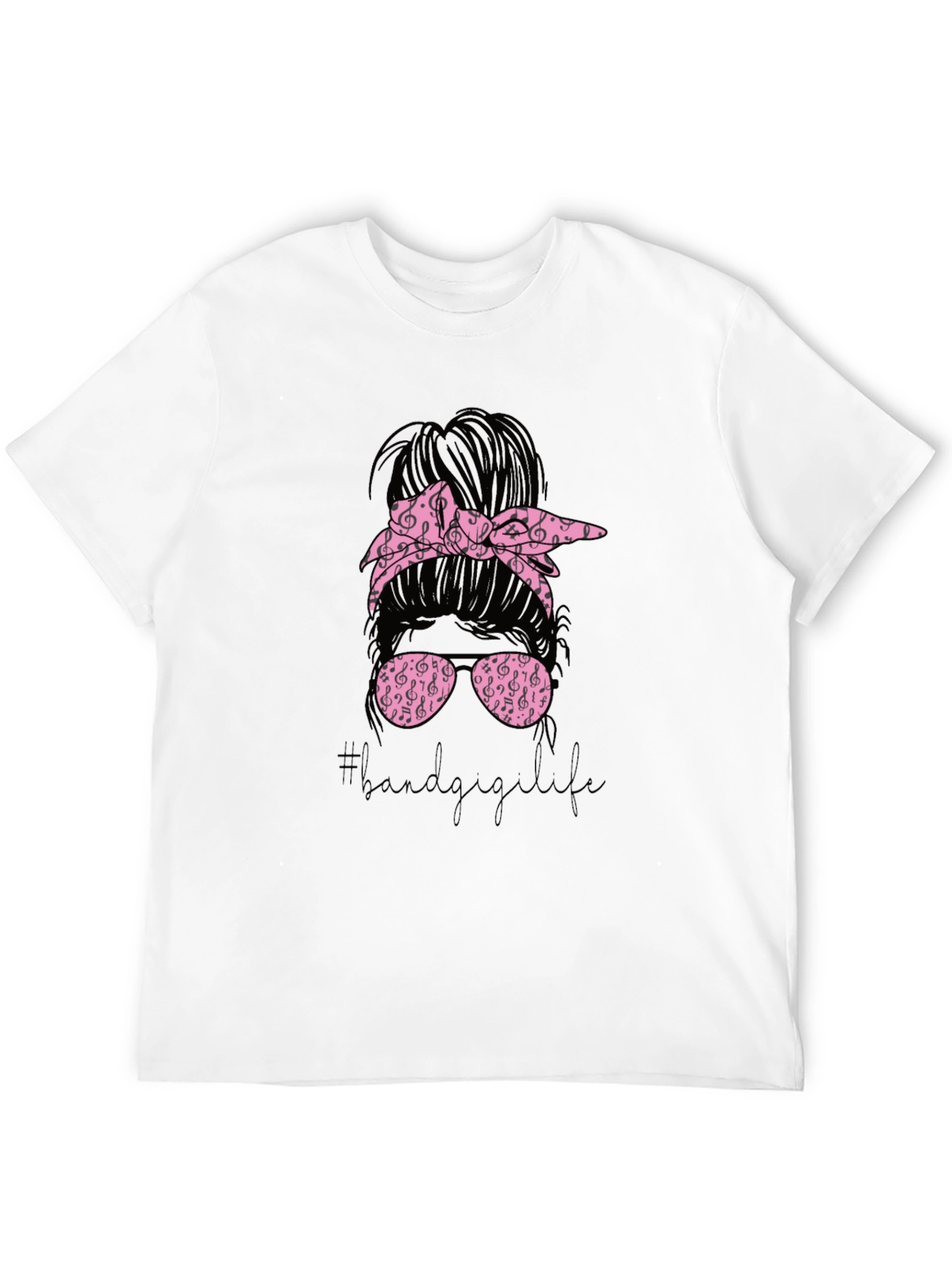 Band Gigi Life Messy Bun T-Shirt
