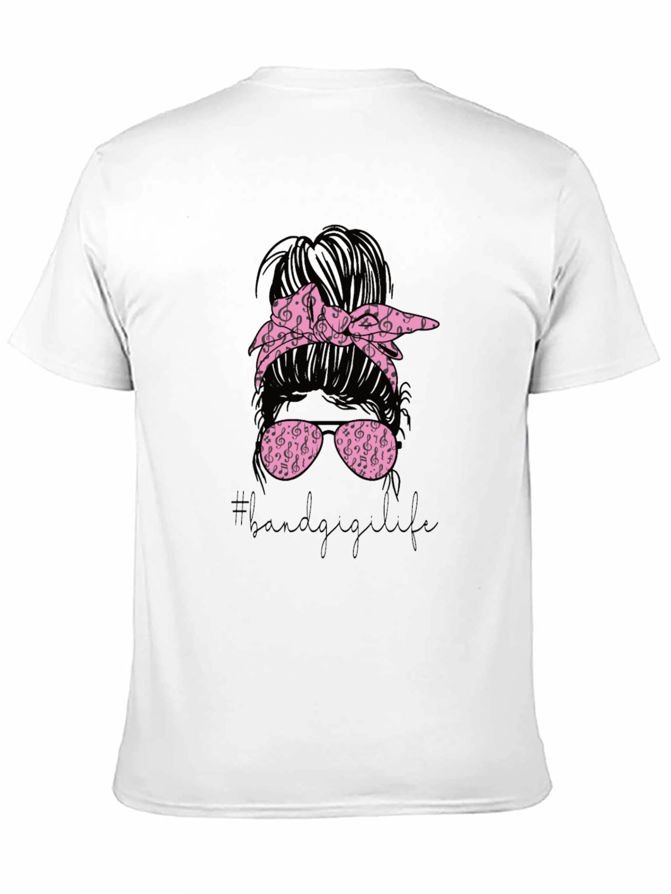 Band Gigi Life Messy Bun T-Shirt