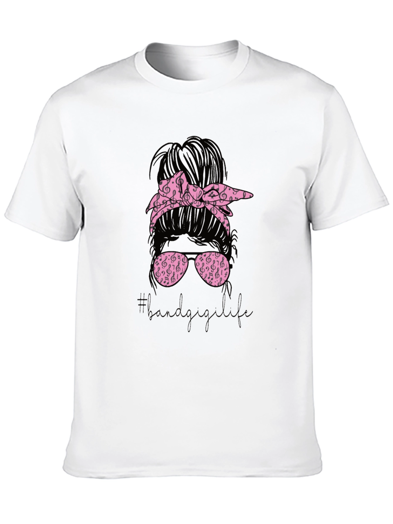 Band Gigi Life Messy Bun T-Shirt