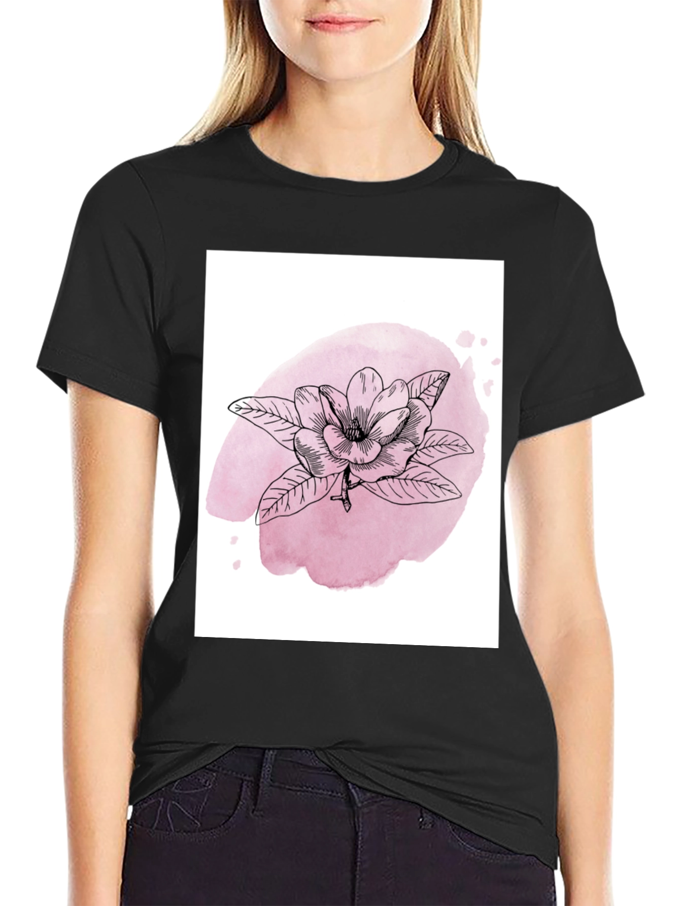Floral Graphic Print T-Shirt