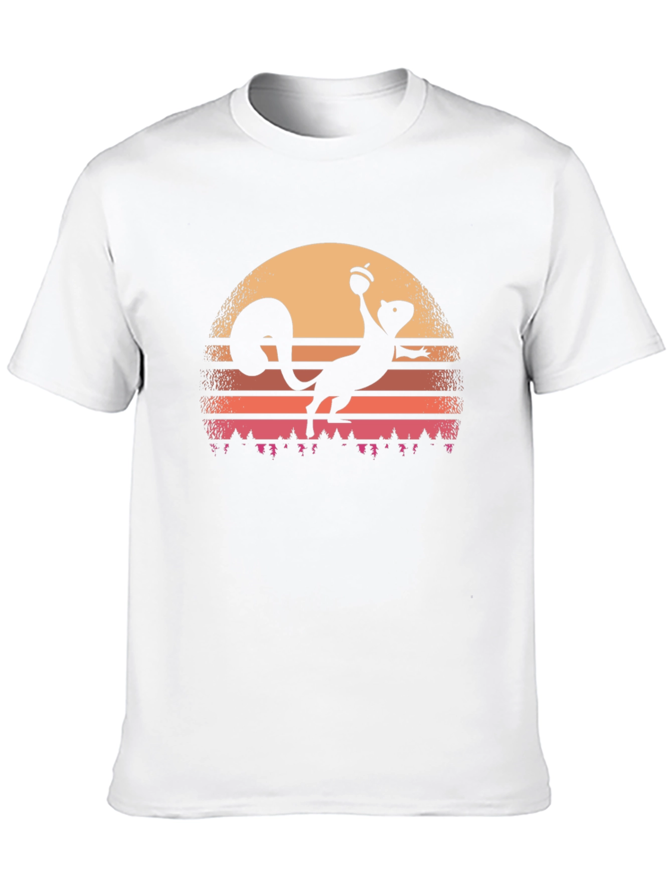 Retro Squirrel Sunset T-Shirt