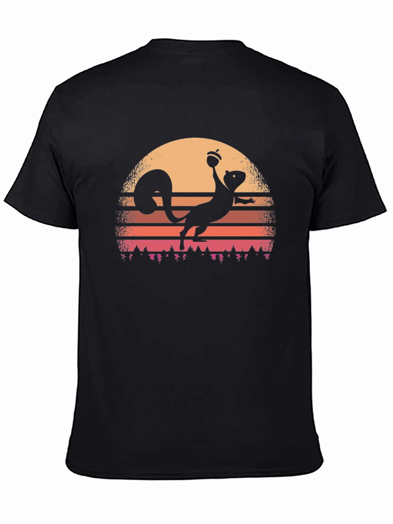 Retro Squirrel Sunset T-Shirt