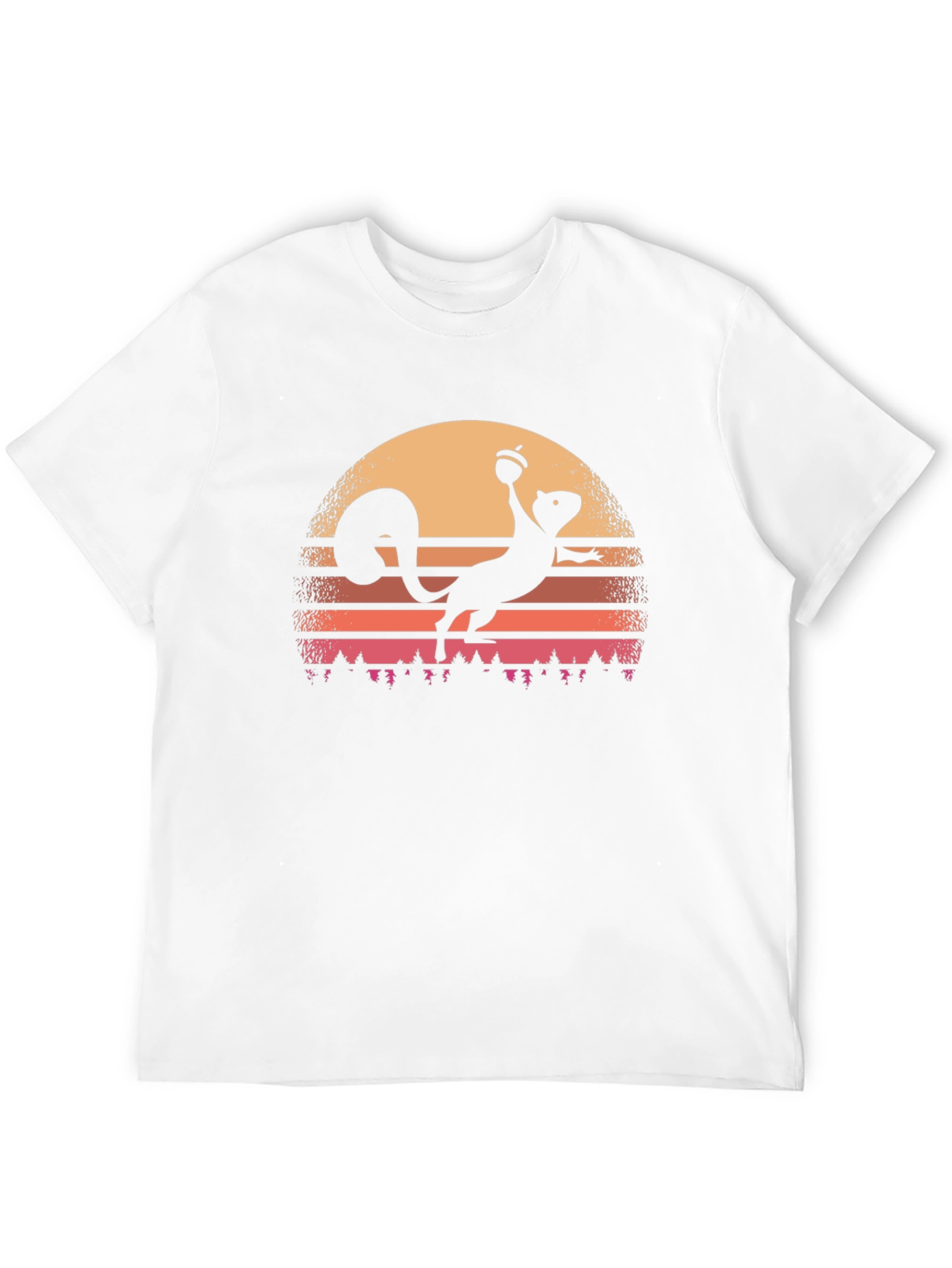 Retro Squirrel Sunset T-Shirt