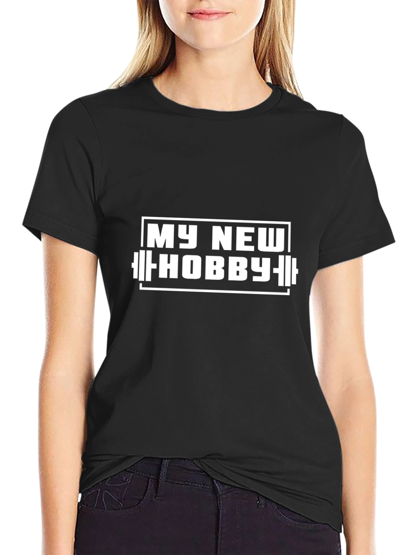 My New Hobby T-Shirt - Weightlifting Gym Tee