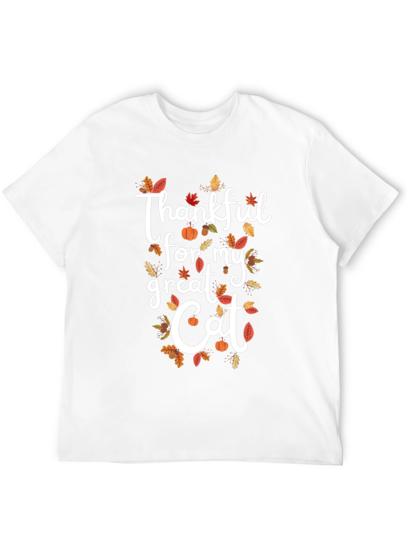 Thankful for my Great Cat Fall T-Shirt
