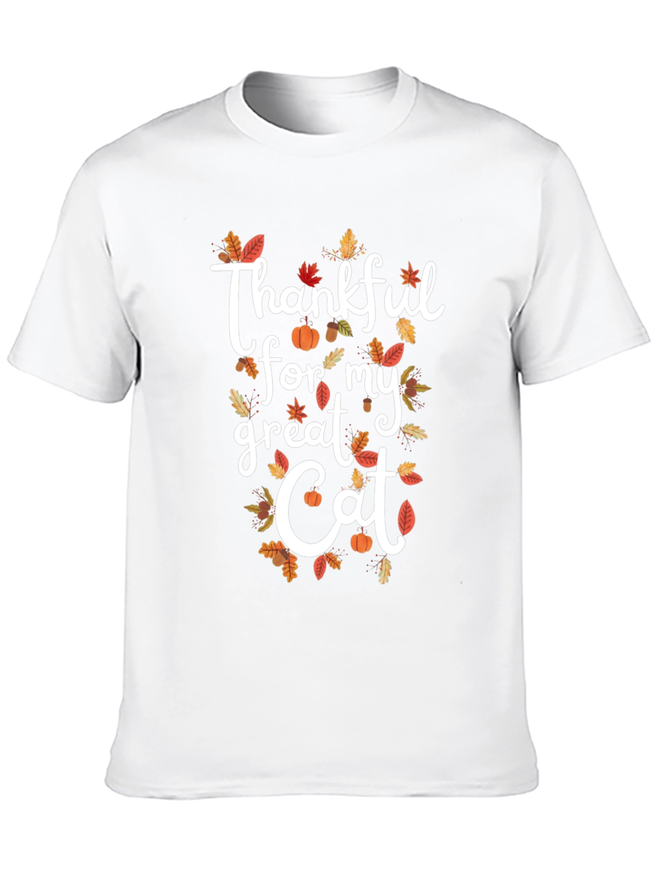 Thankful for my Great Cat Fall T-Shirt