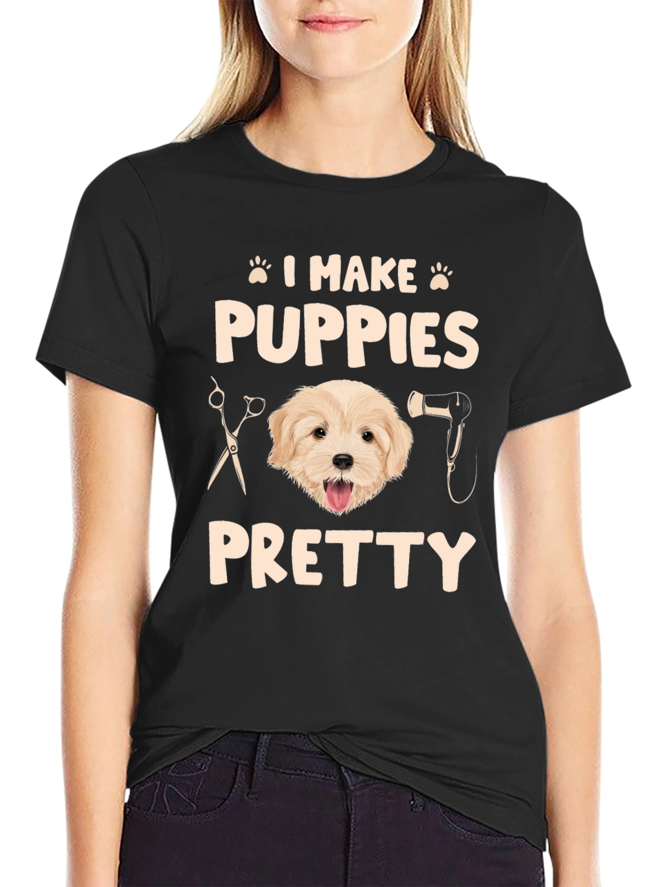 Puppies Pretty Graphic T-Shirt