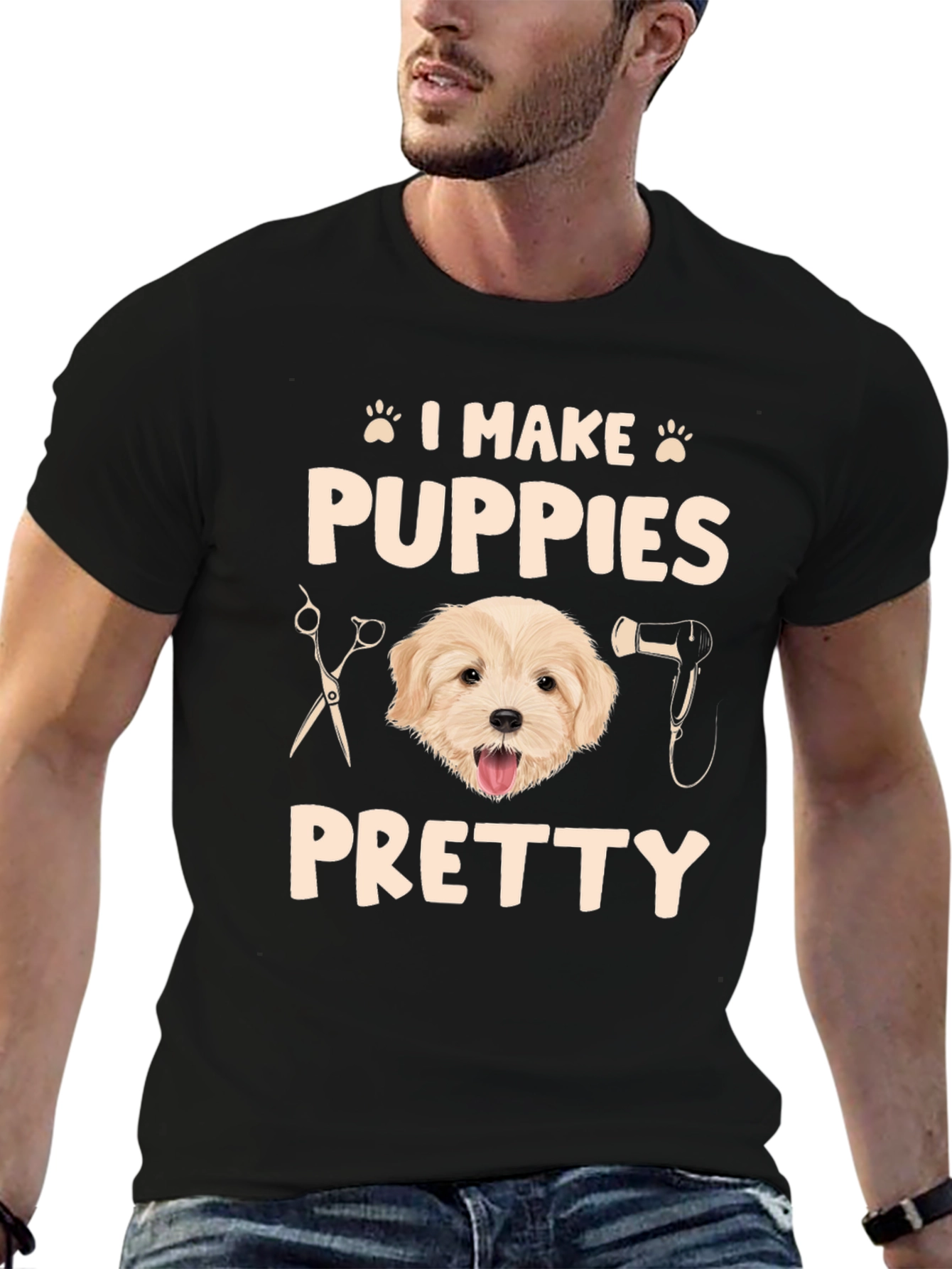 Puppies Pretty Graphic T-Shirt