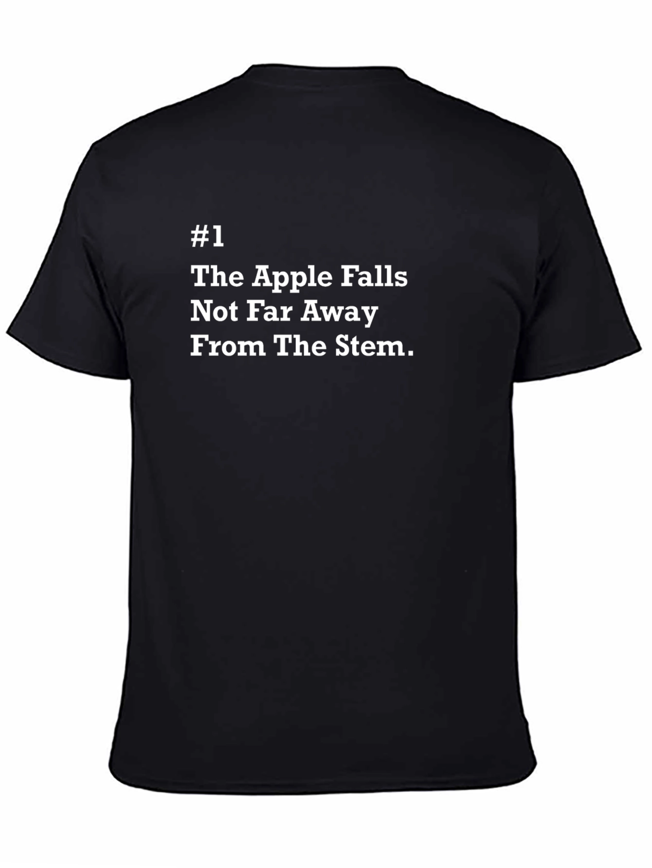 The Apple Falls T-Shirt - Funny Proverb Tee
