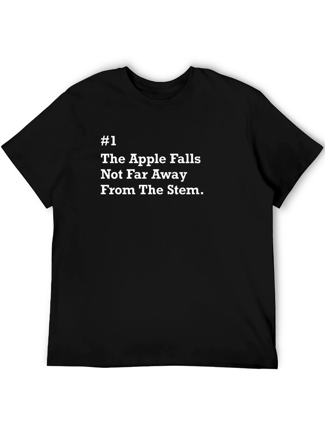 The Apple Falls T-Shirt - Funny Proverb Tee