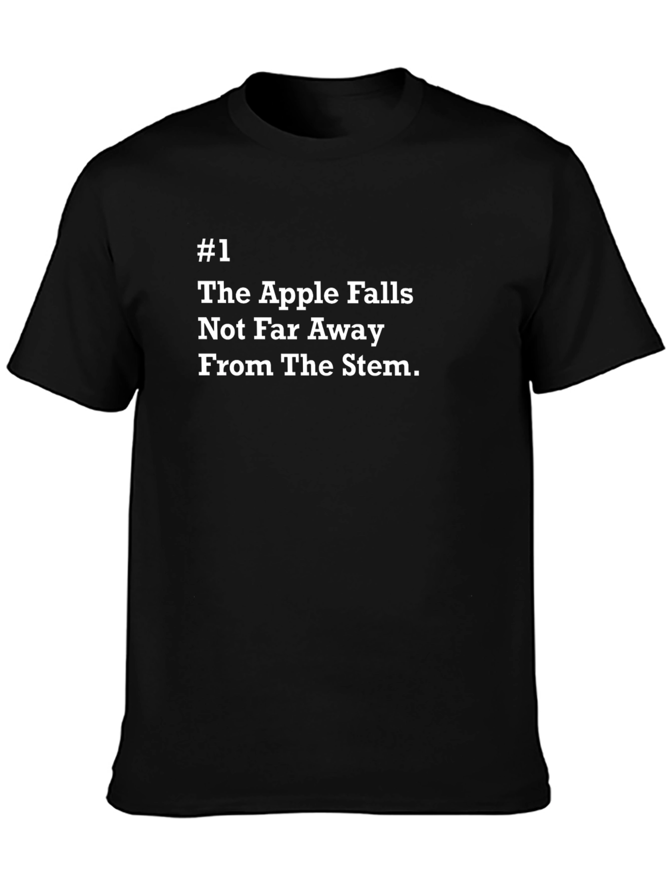 The Apple Falls T-Shirt - Funny Proverb Tee