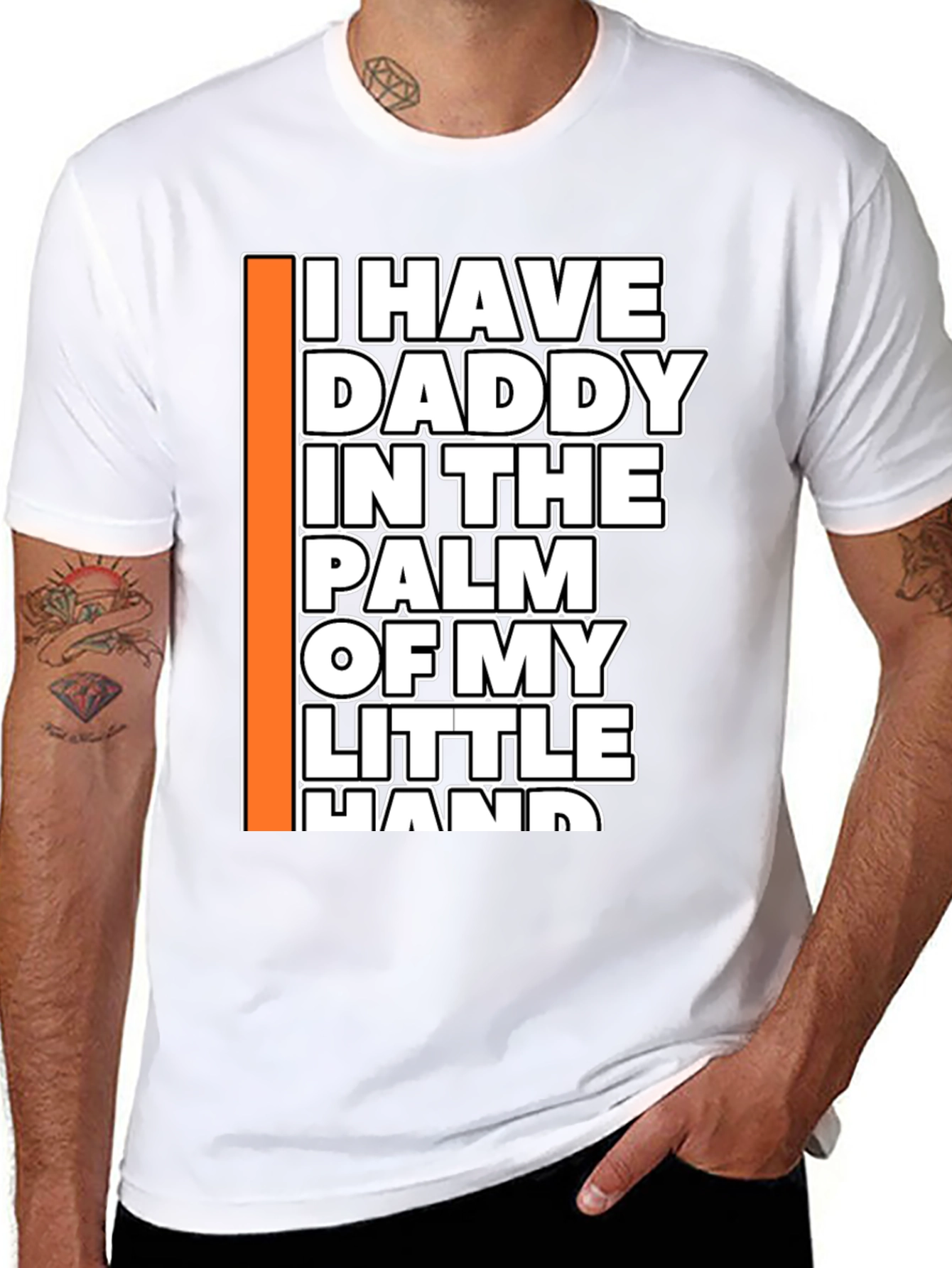 Daddys Little Helper Black Graphic Tee