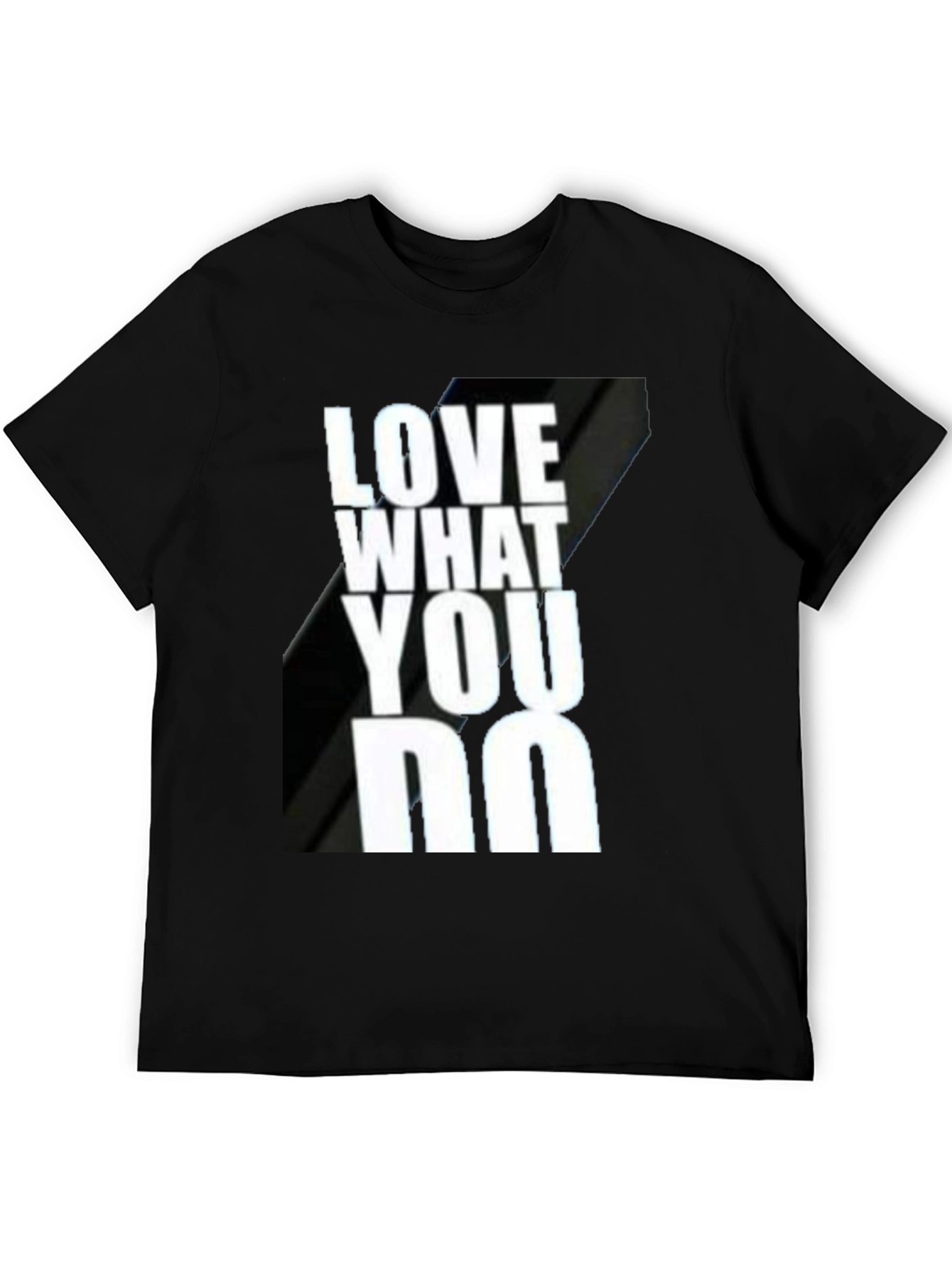 Love What You Do Black Graphic T-Shirt