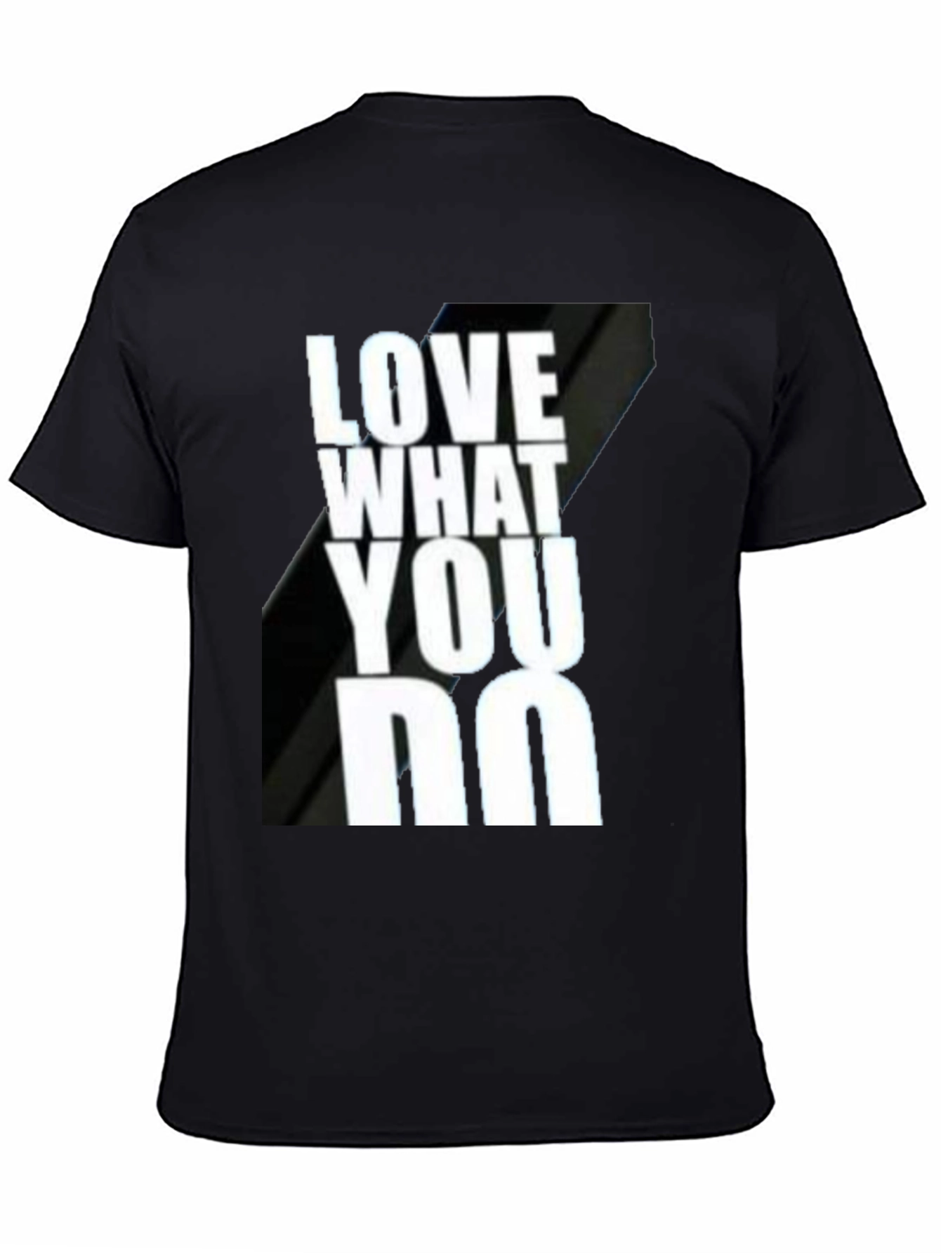 Love What You Do Black Graphic T-Shirt