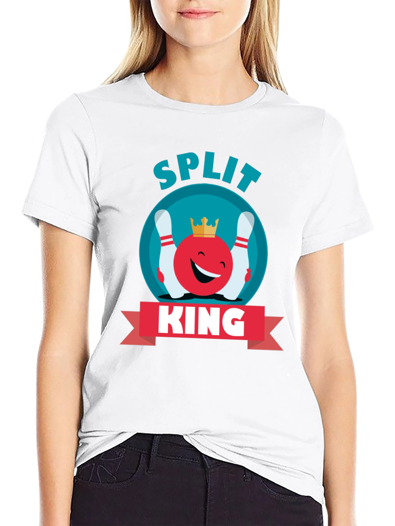 Split King Bowling T-Shirt