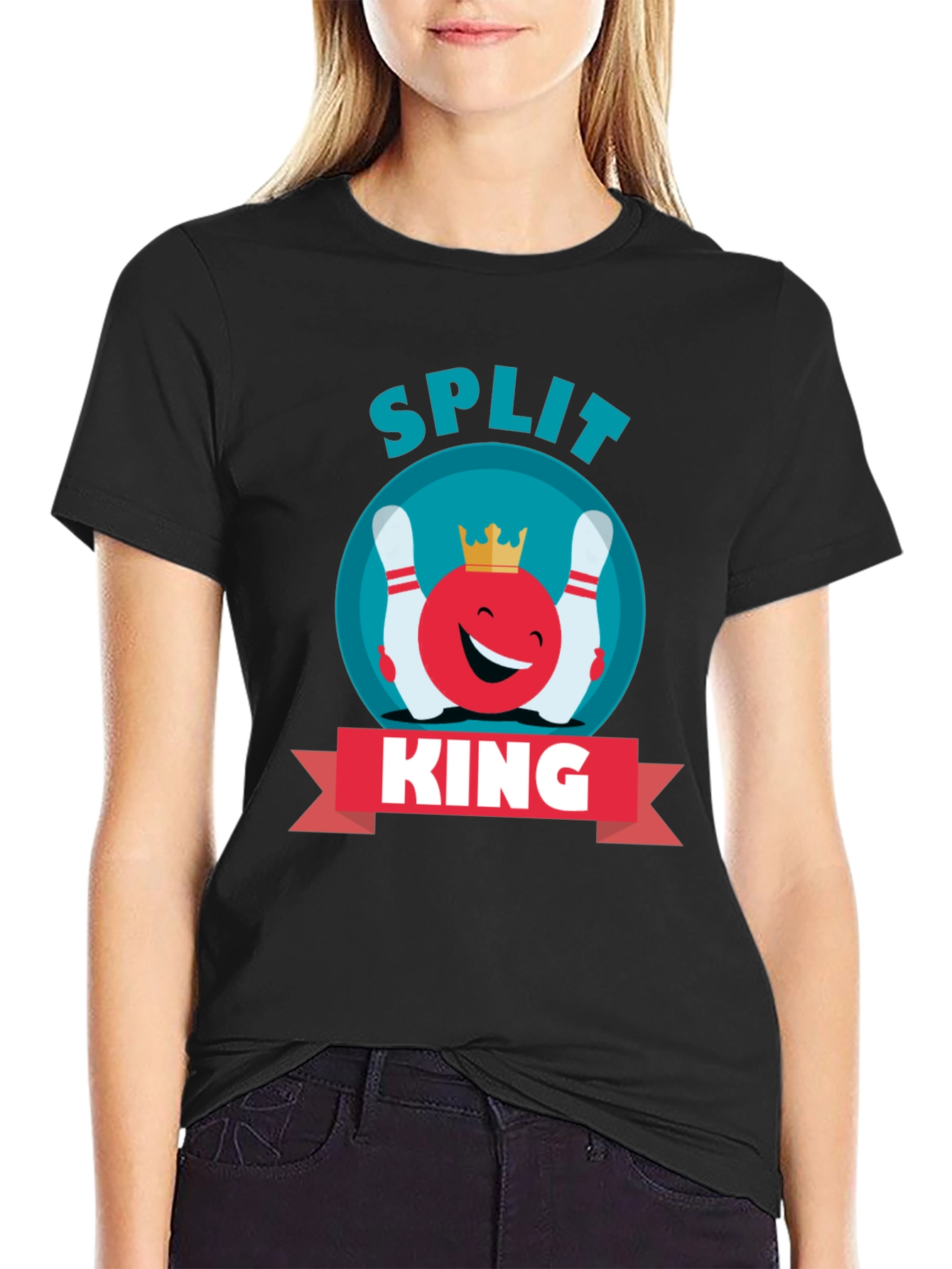 Split King Bowling T-Shirt