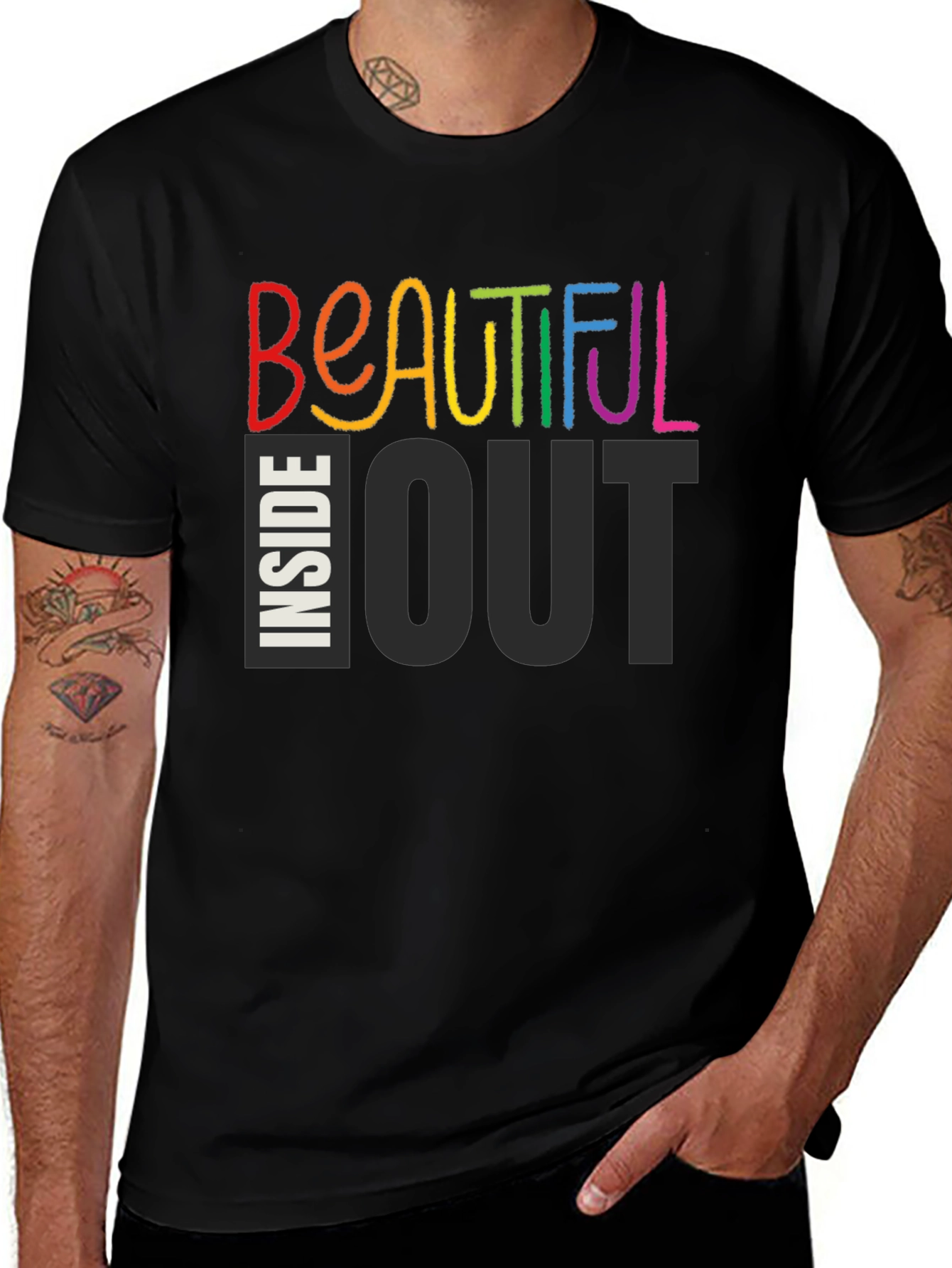 Beautiful Inside Out Graphic T-Shirt