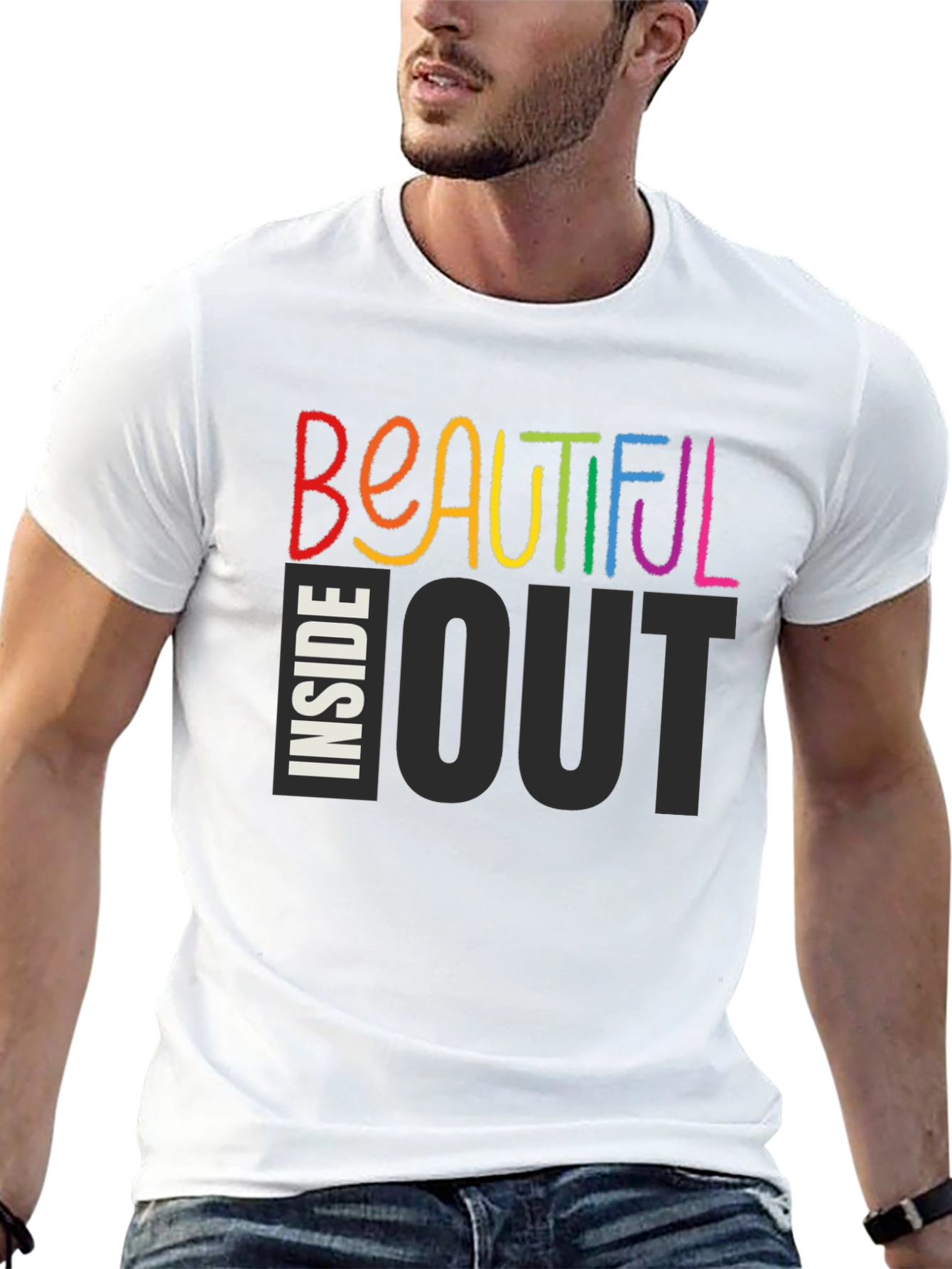 Beautiful Inside Out Graphic T-Shirt