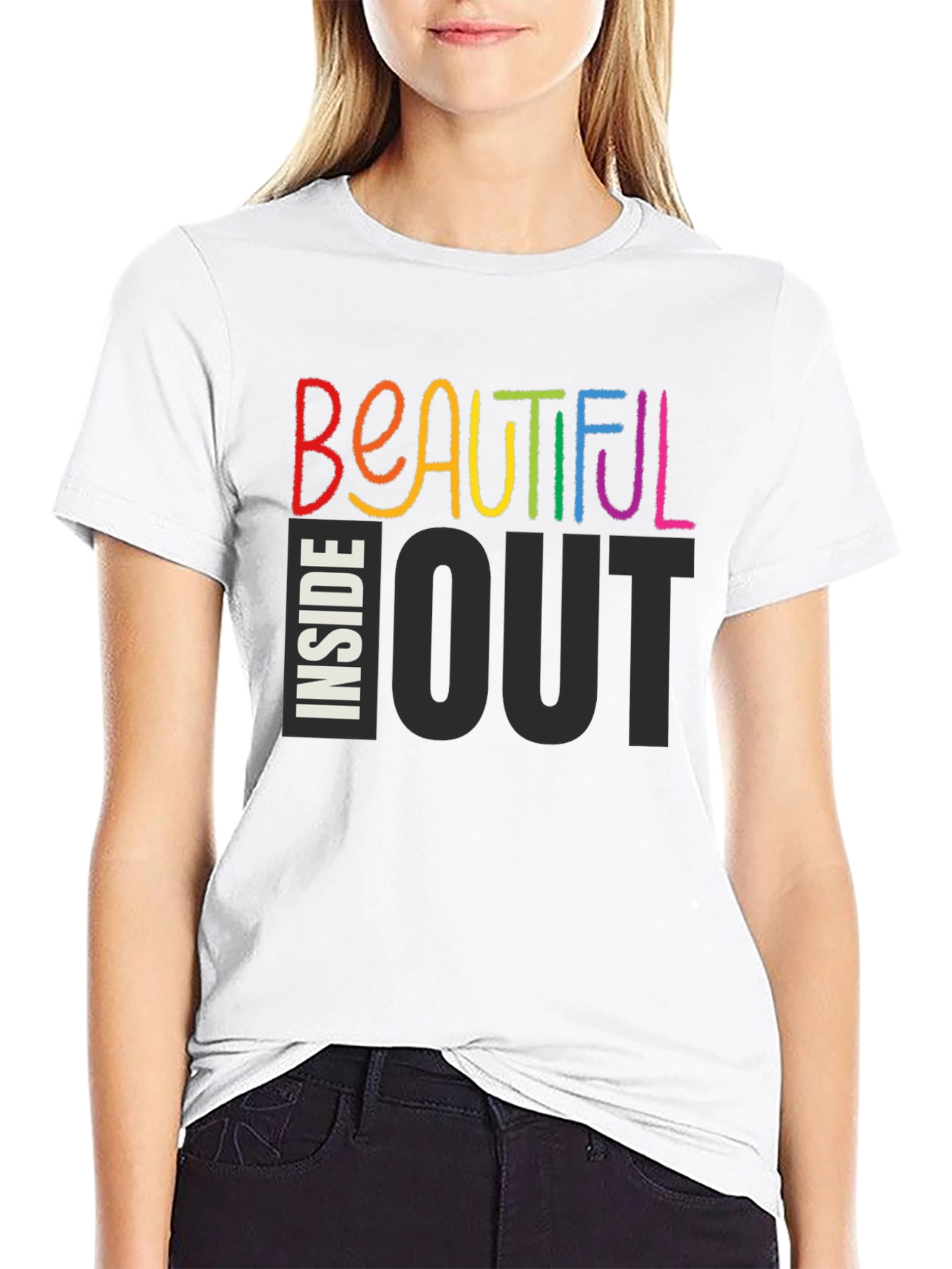 Beautiful Inside Out Graphic T-Shirt
