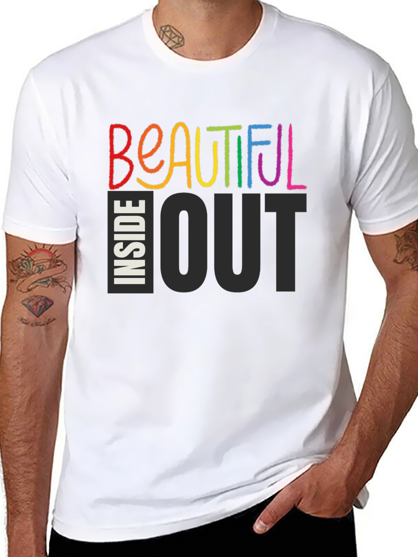 Beautiful Inside Out Graphic T-Shirt