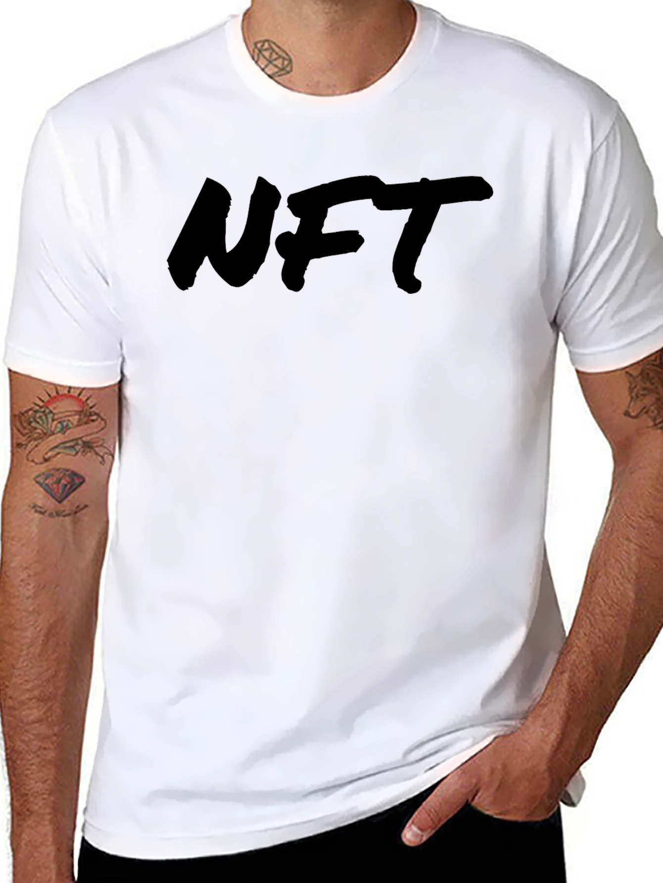 NFT Black T-Shirt - Crypto Art Tee