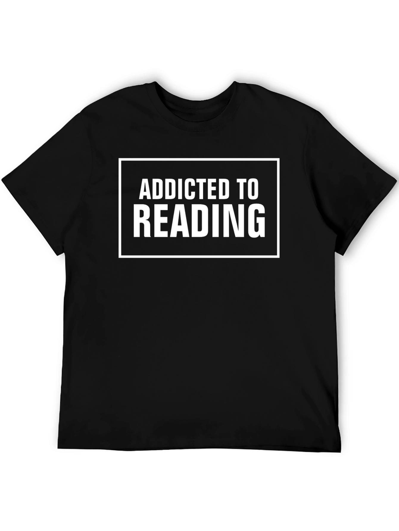 Addicted to Reading Black T-Shirt