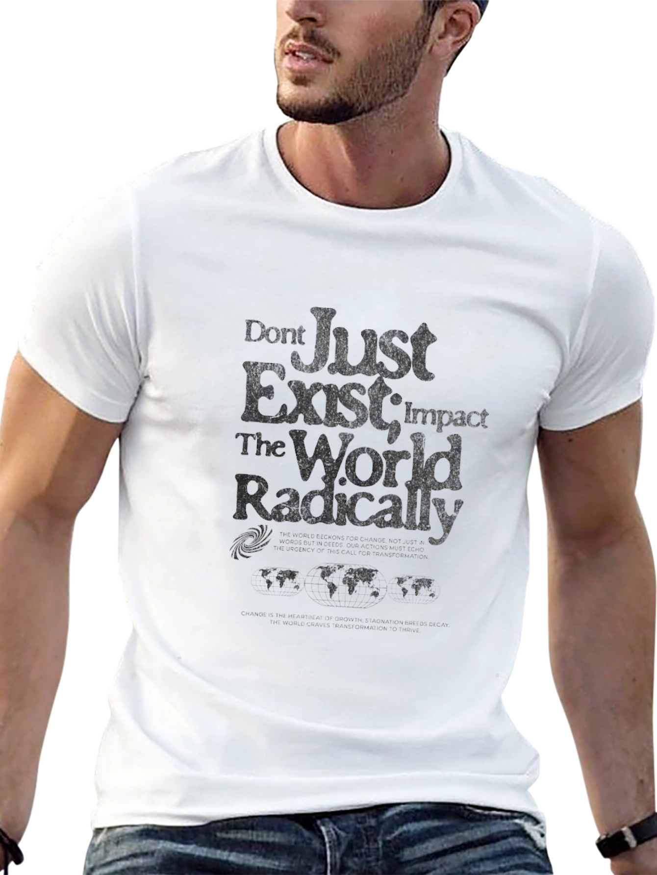 Inspirational Graphic T-Shirt - Impact the World