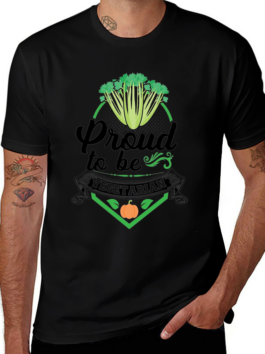 Proud Vegetarian Graphic T-Shirt