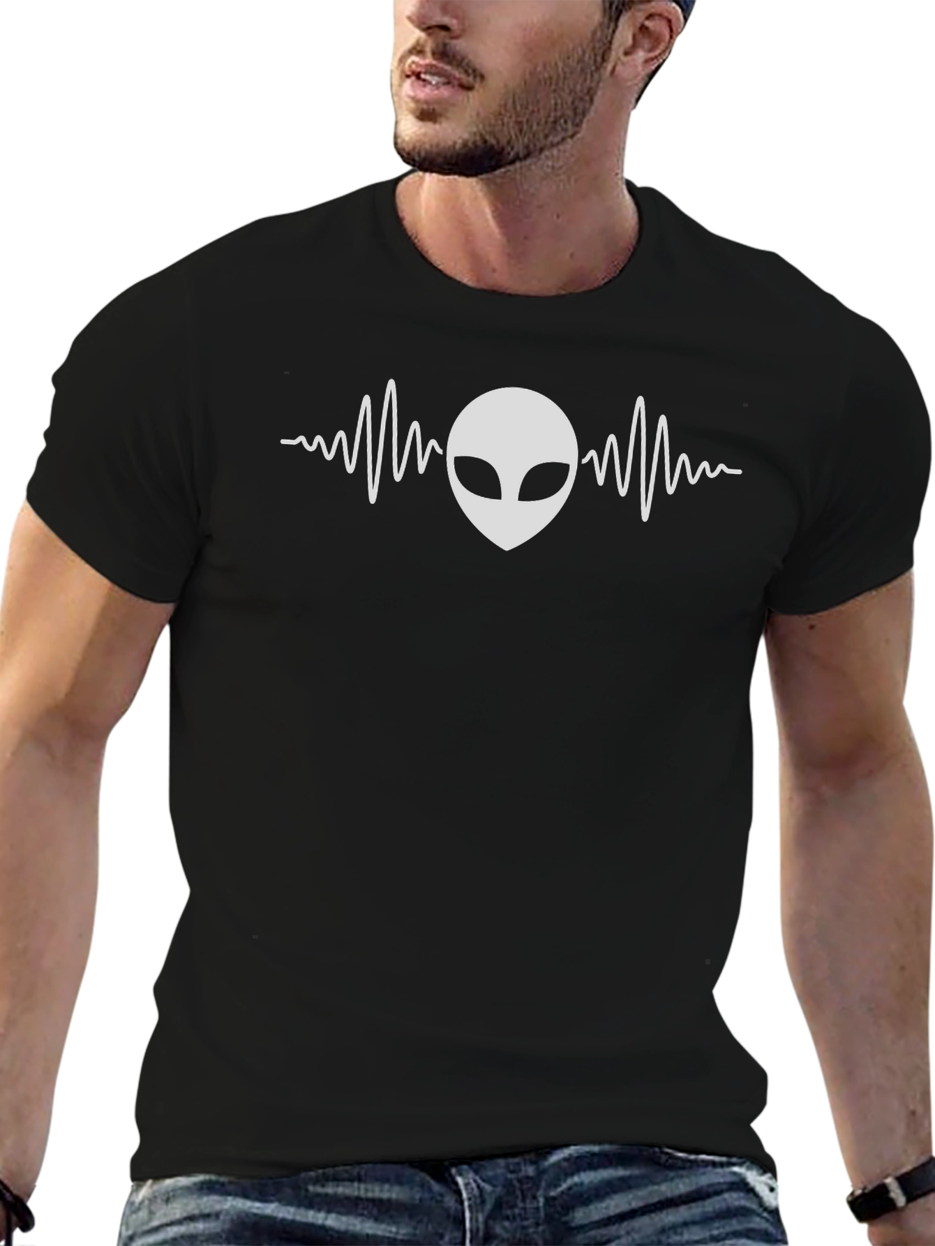 Alien Headbeat T-Shirt - Classic Sci-Fi Tee