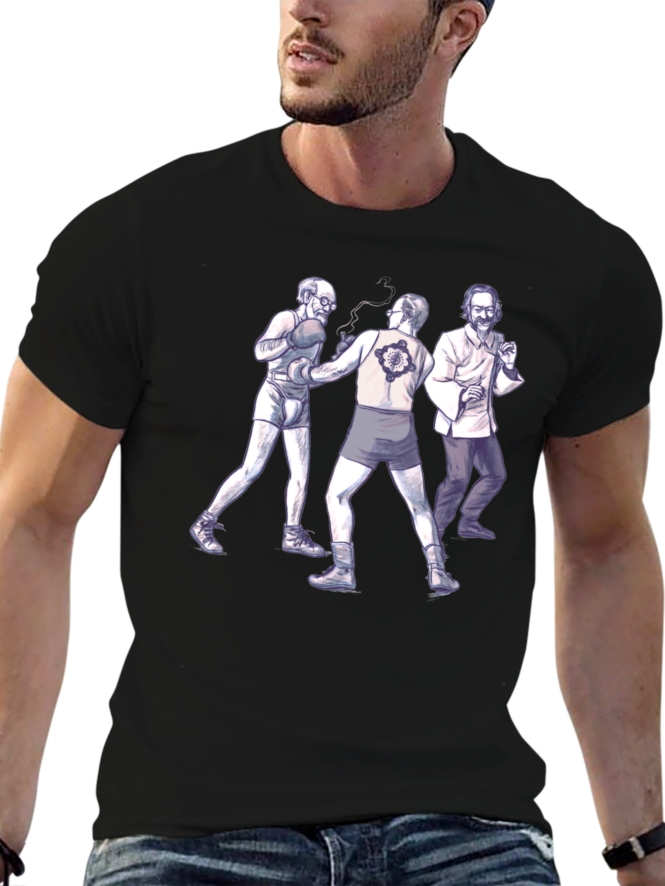 Boxing Philosophers Graphic Tee