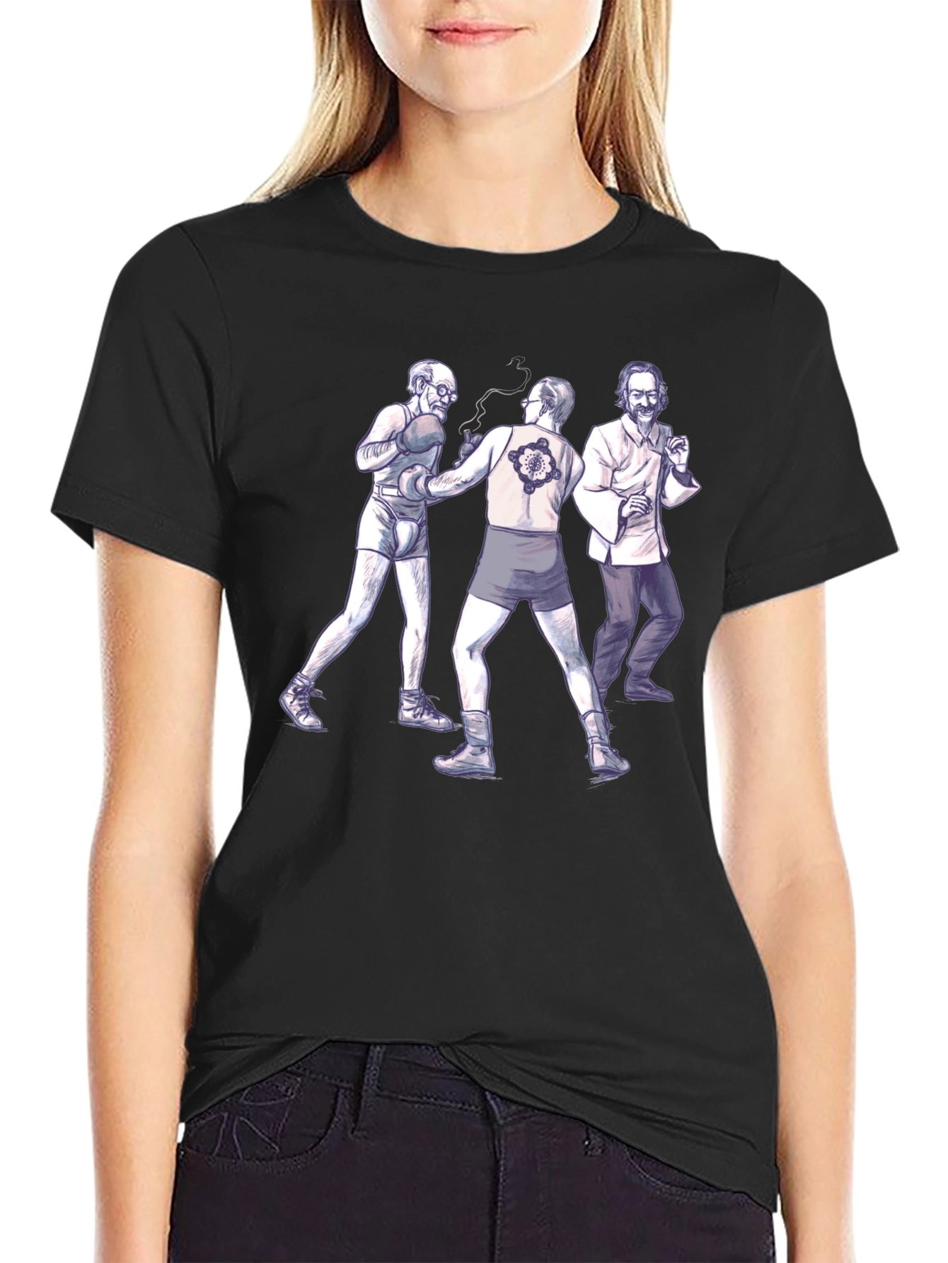 Boxing Philosophers Graphic Tee