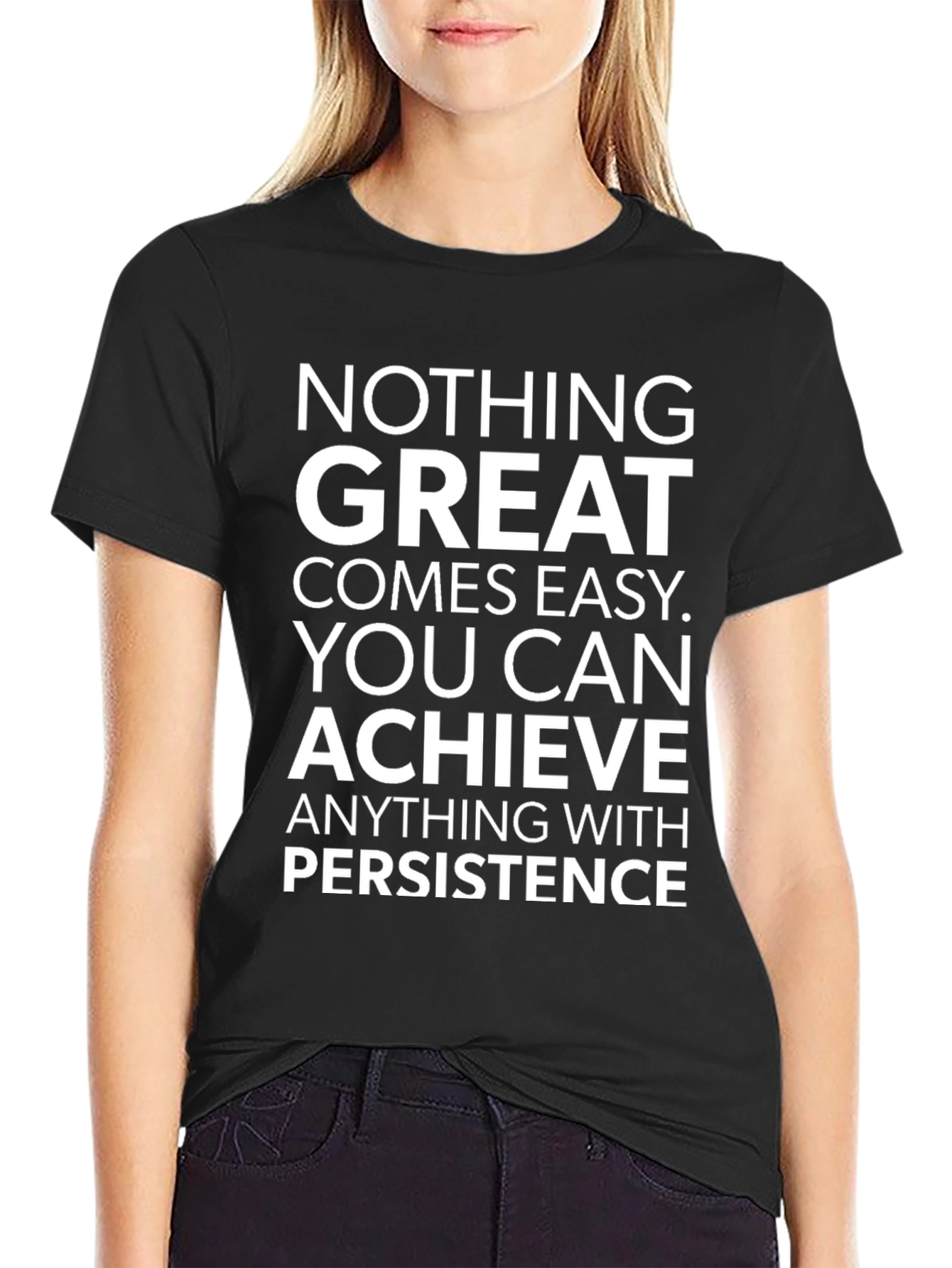 Motivational Graphic Tee - Persistence