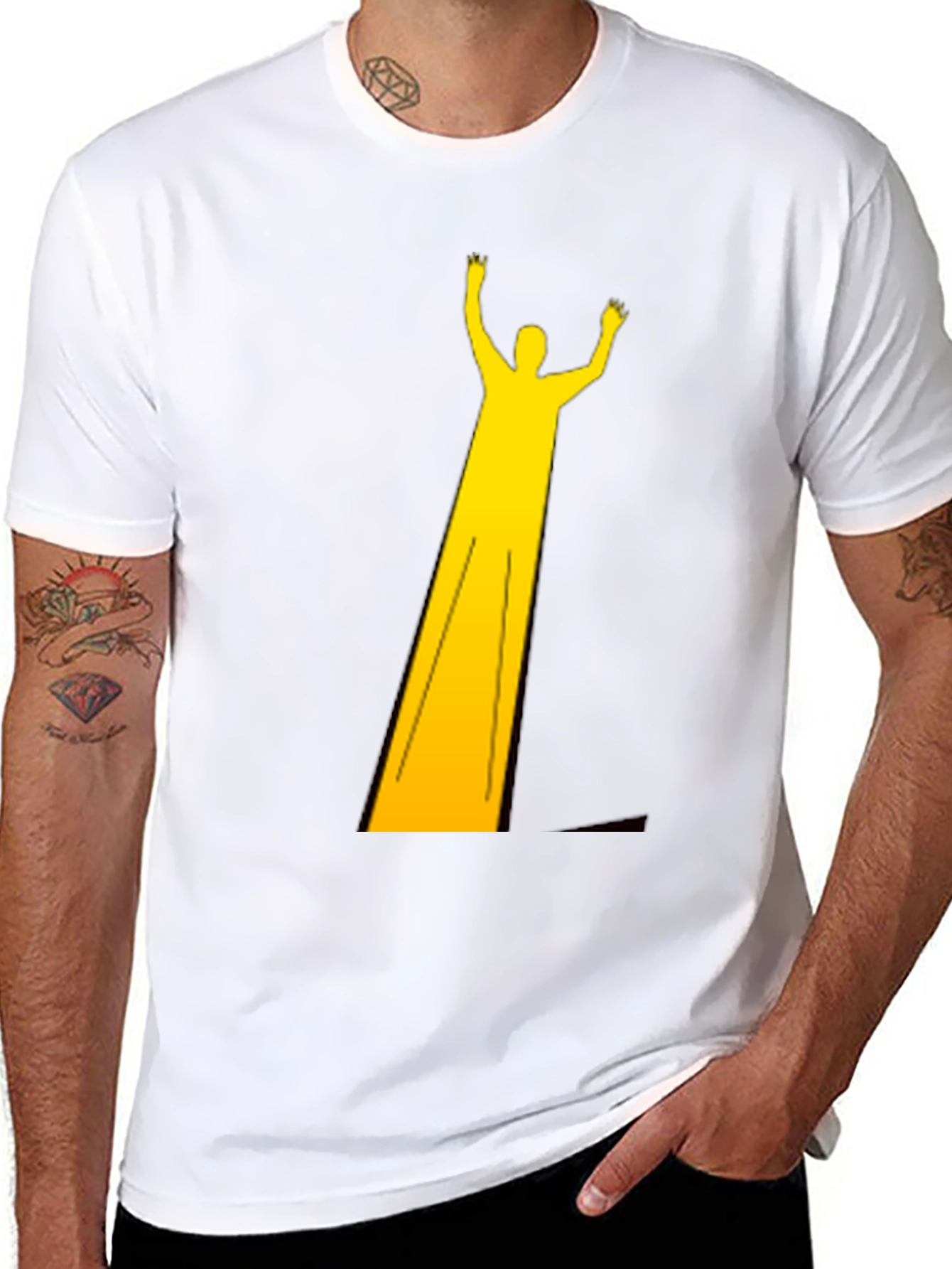 Golden Figure Black Tee - Modern Graphic T-Shirt
