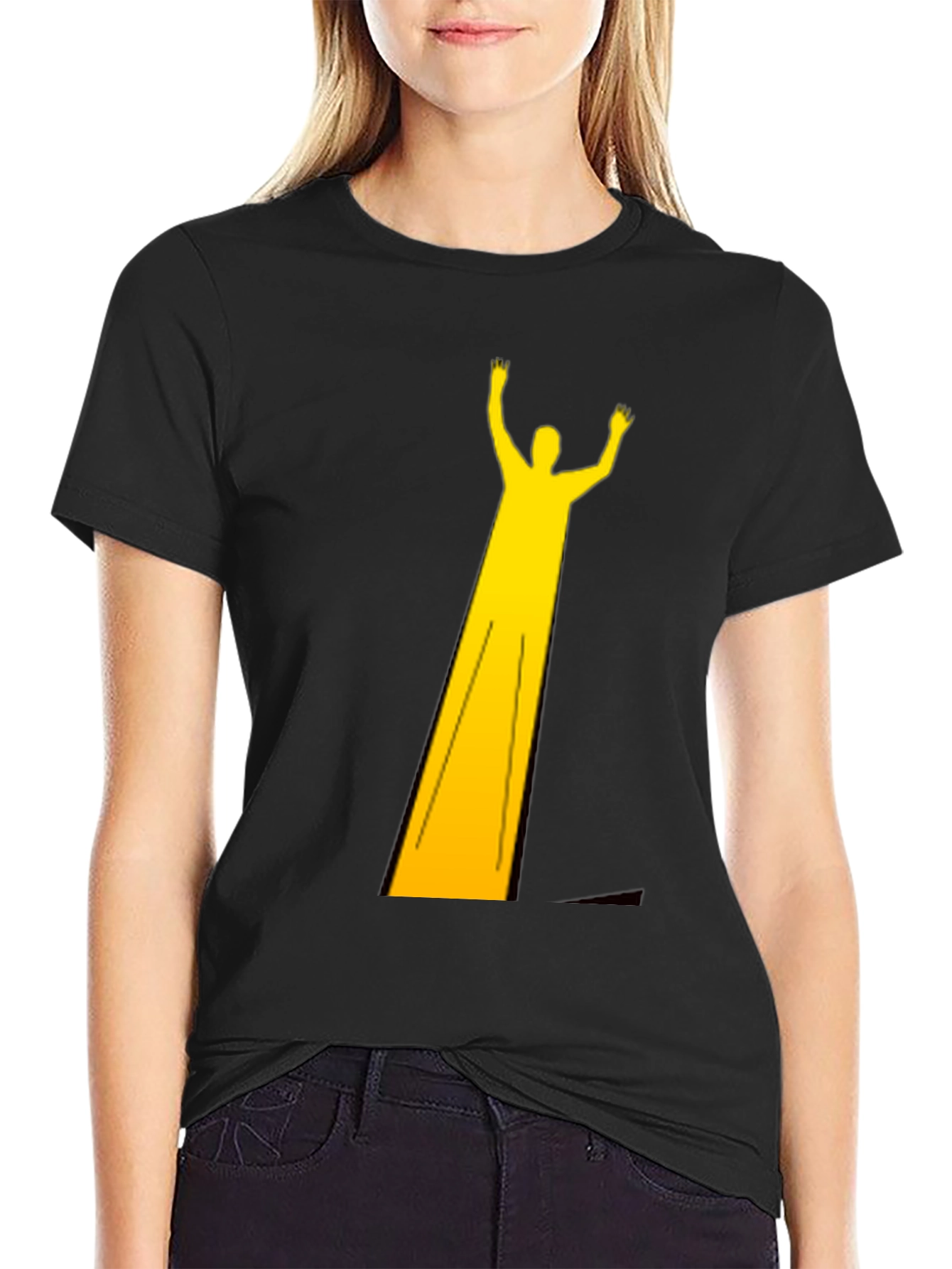 Golden Figure Black Tee - Modern Graphic T-Shirt