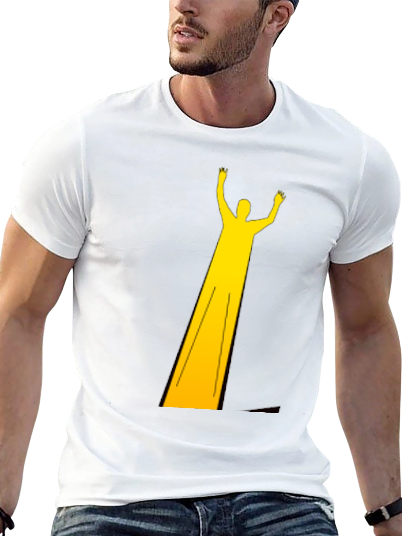 Golden Figure Black Tee - Modern Graphic T-Shirt