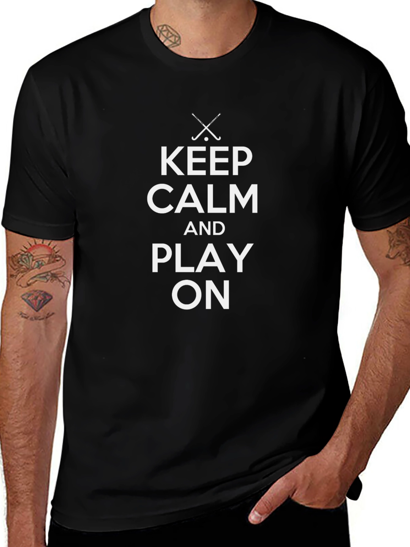 Keep Calm and Play Hockey T-Shirt