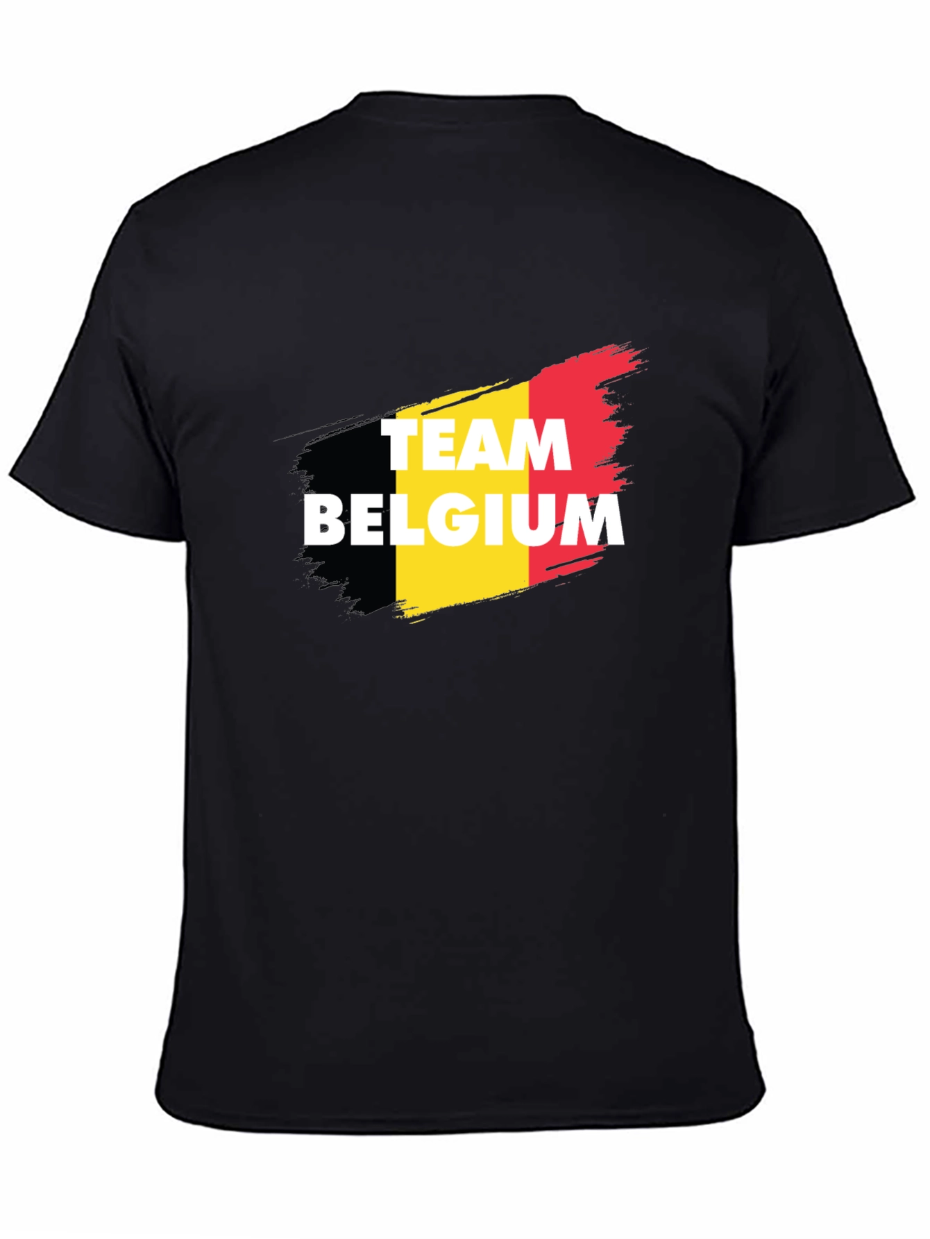 Team Belgium T-Shirt - Black Tee