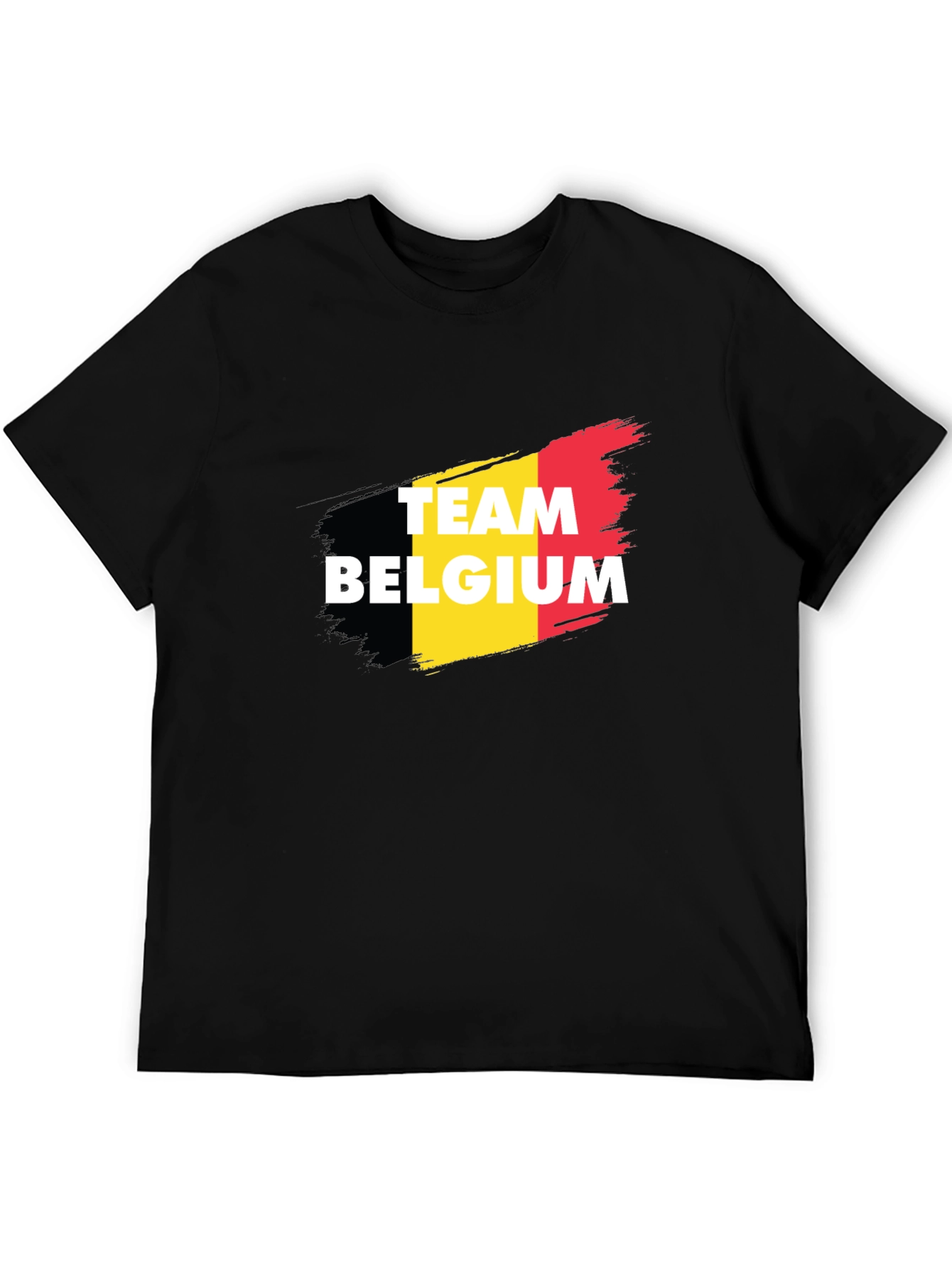 Team Belgium T-Shirt - Black Tee