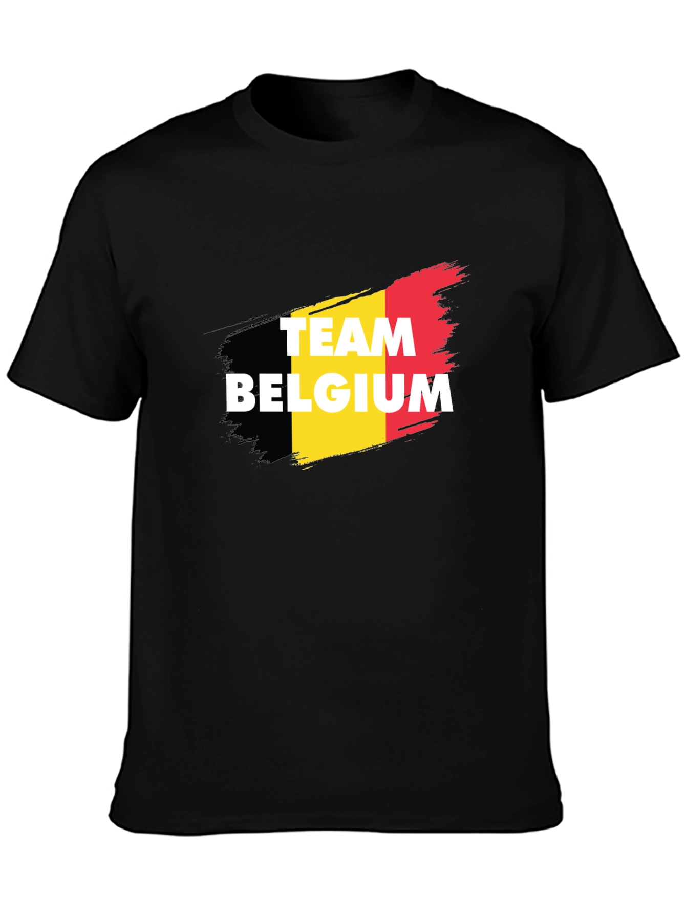 Team Belgium T-Shirt - Black Tee
