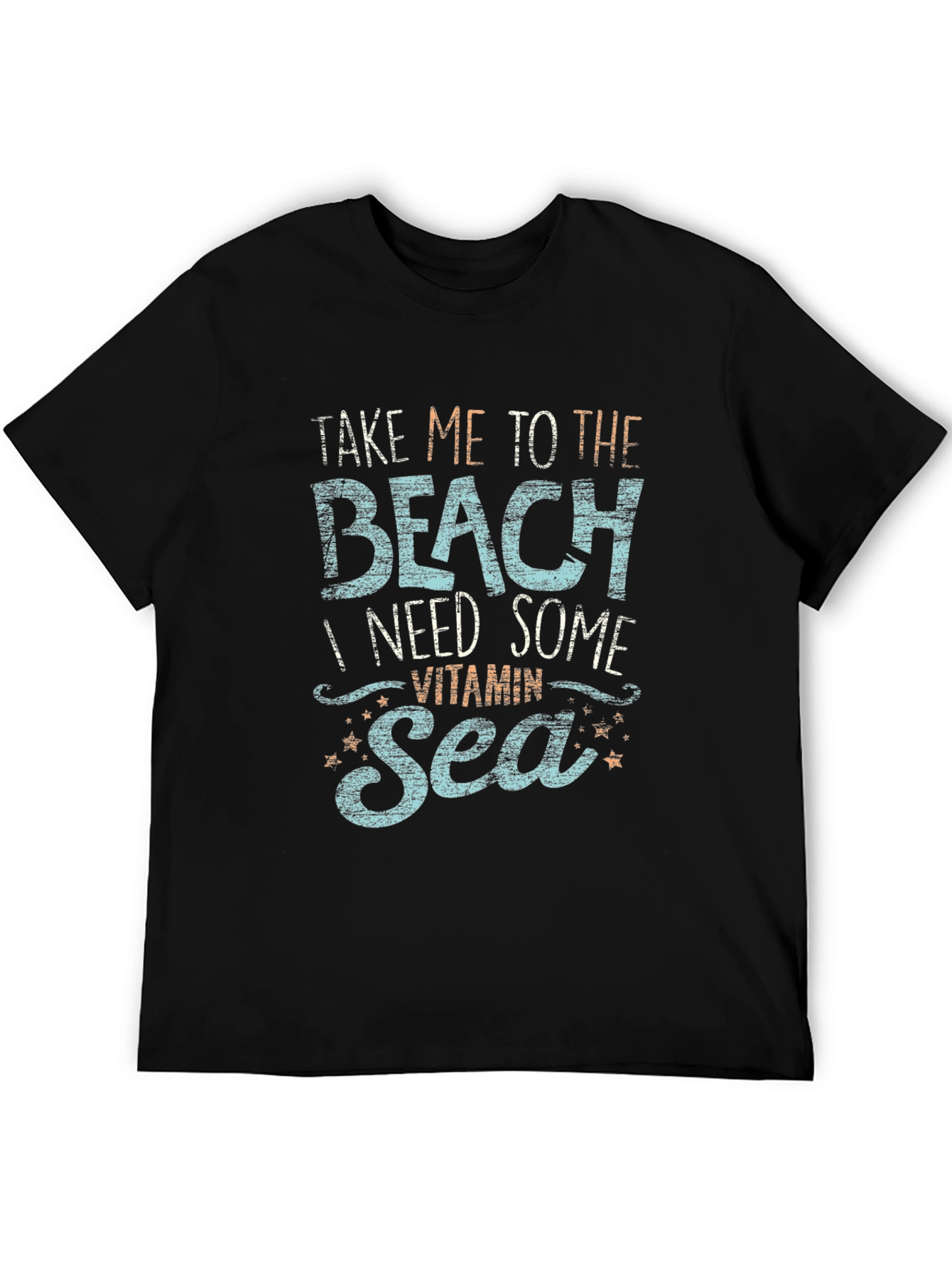 Beach Vitamin Sea Graphic Tee - Black