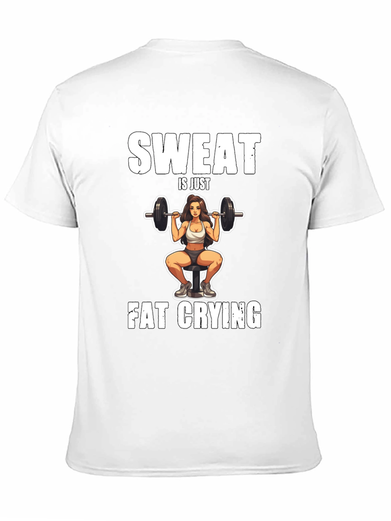 Sweat is Just Fat Crying Graphic Tee
